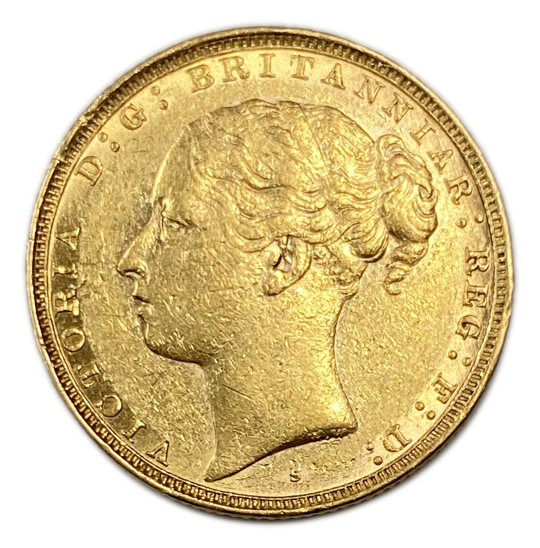 England (Great Britain) – Australia Sydney – 1 Sovereign 1882 S – Victoria – XF condition - Gold 917, 7.988g - 1 1