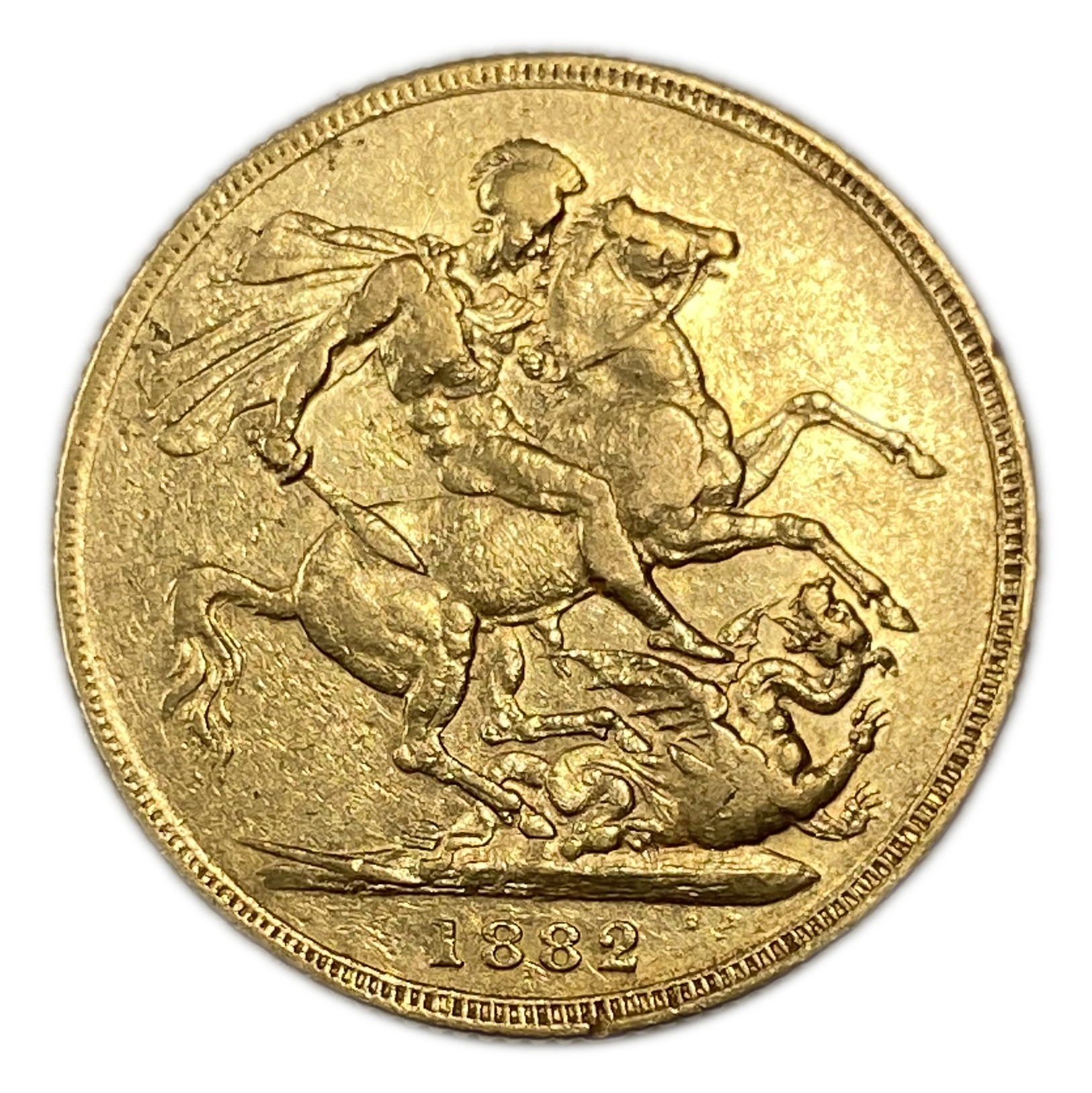 England (Great Britain) – Australia Sydney – 1 Sovereign 1882 S – Victoria – XF condition - Gold 917, 7.988g - 1 0