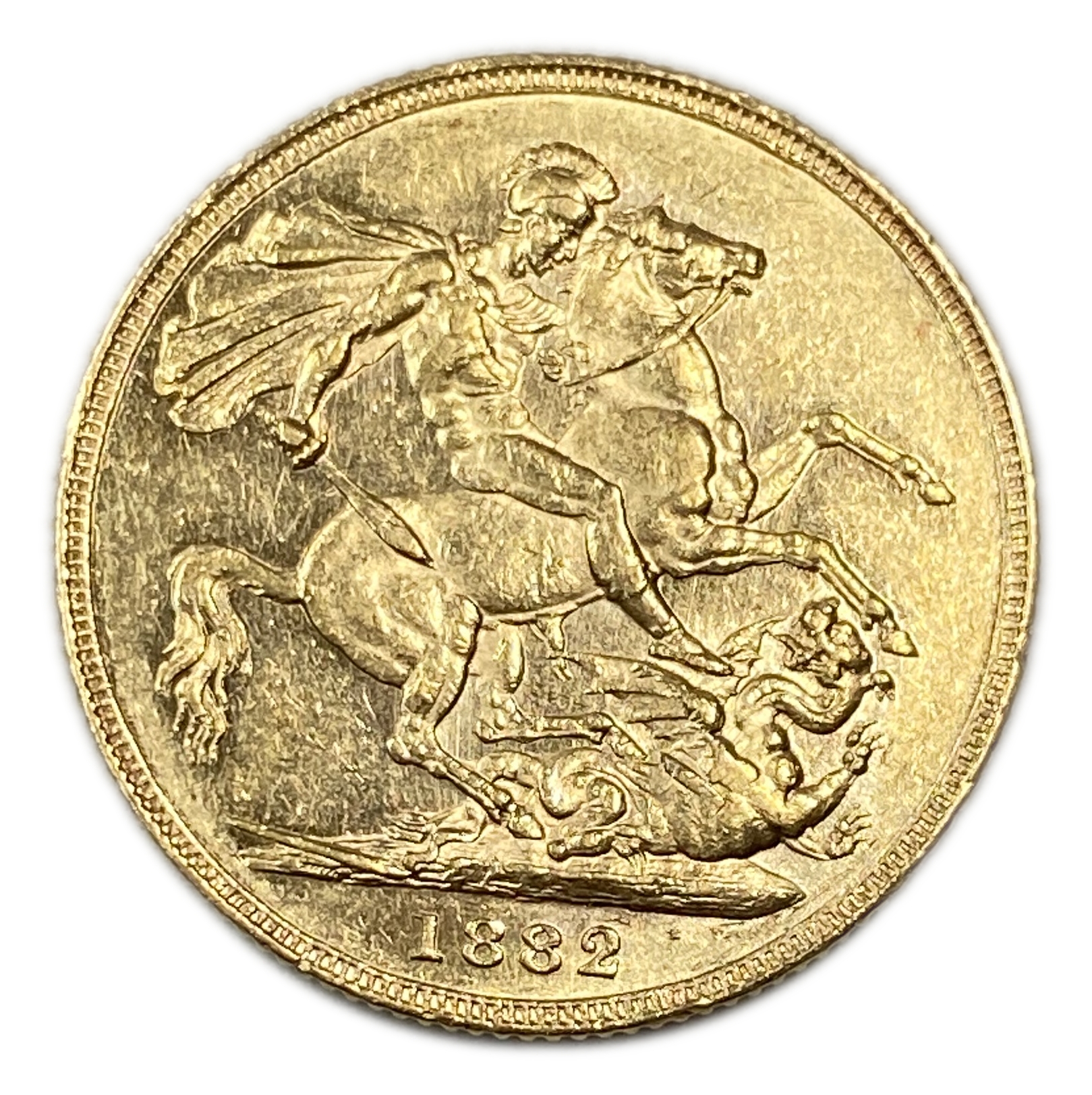 England (Great Britain) – Australia Sydney – 1 Sovereign 1882 S – Victoria – XF condition - Gold 917, 7.988g - 1 0