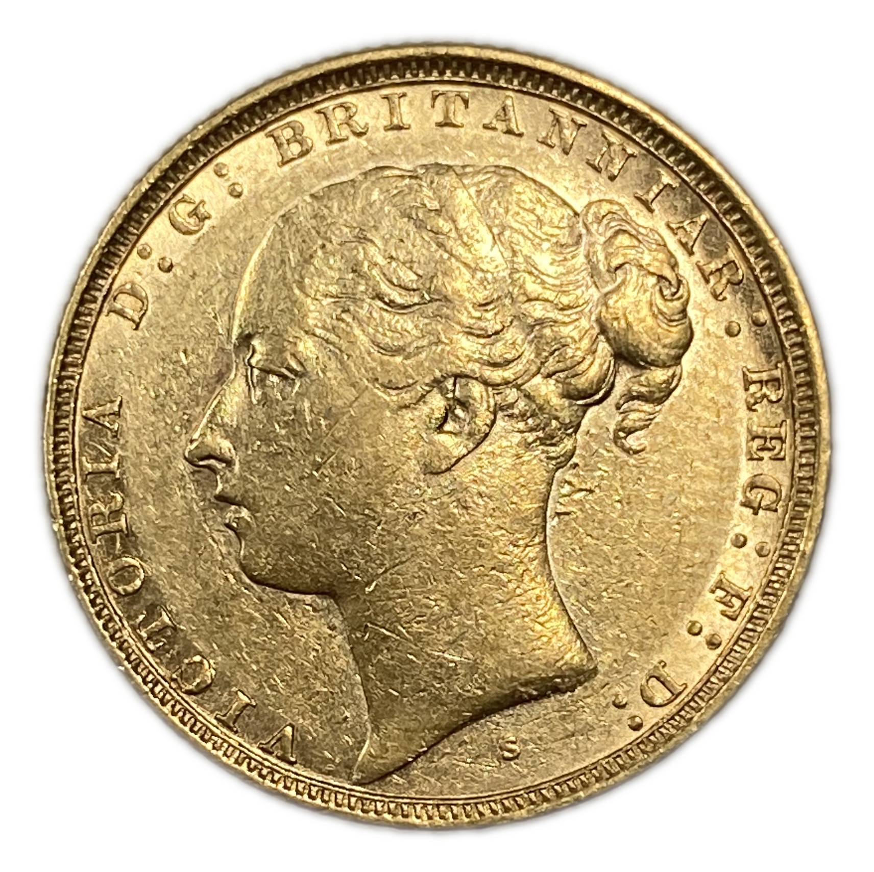 England (Great Britain) – Australia Sydney – 1 Sovereign 1882 S – Victoria – XF condition - Gold 917, 7.988g - 1 1