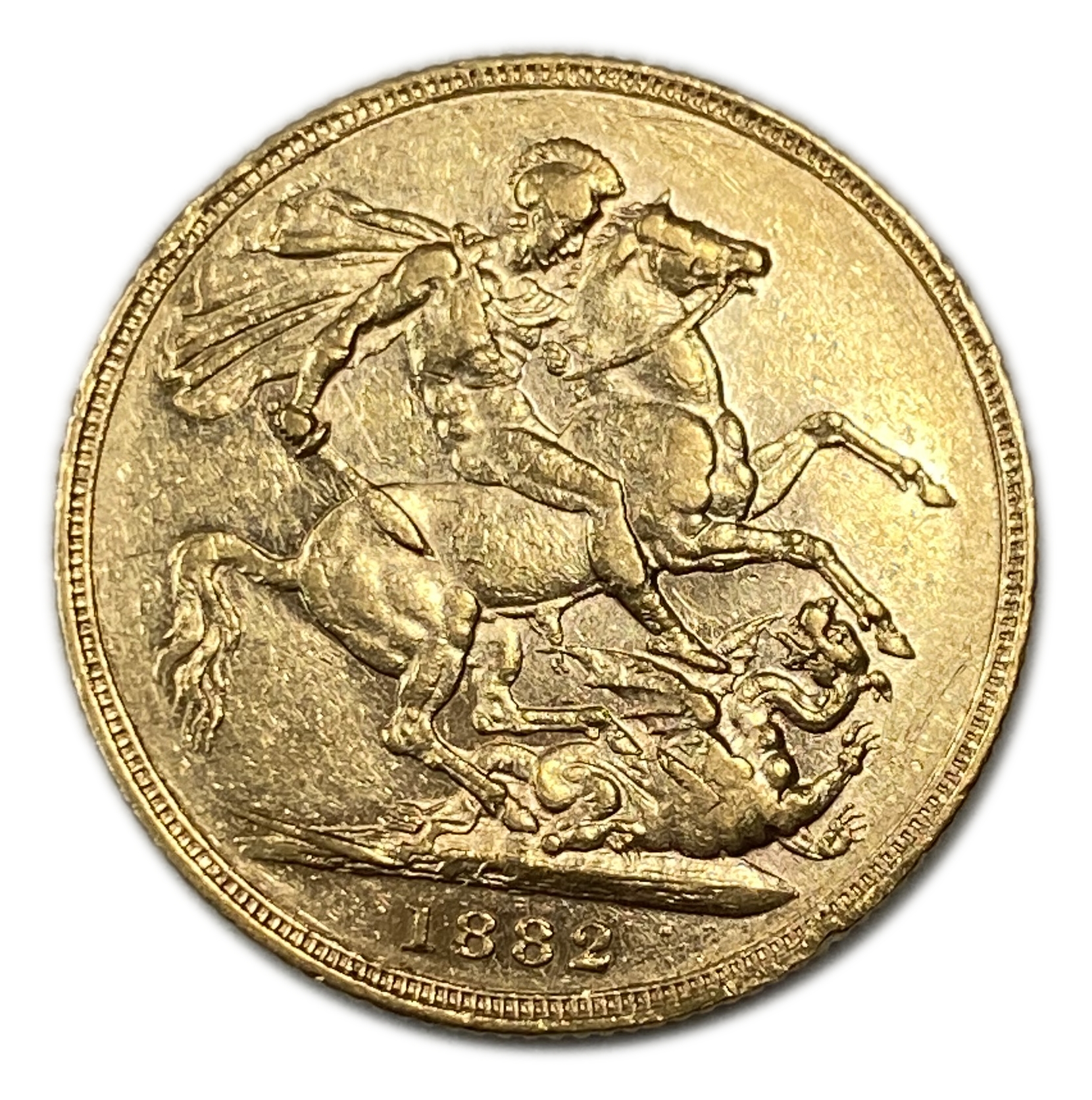 England (Great Britain) – Australia Sydney – 1 Sovereign 1882 S – Victoria – XF condition - Gold 917, 7.988g - 1 0