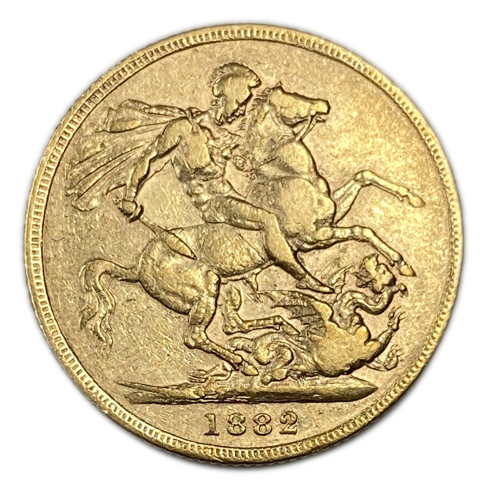 England (Great Britain) – Australia Sydney – 1 Sovereign 1882 S – Victoria – XF condition - Gold 917, 7.988g - 1 0