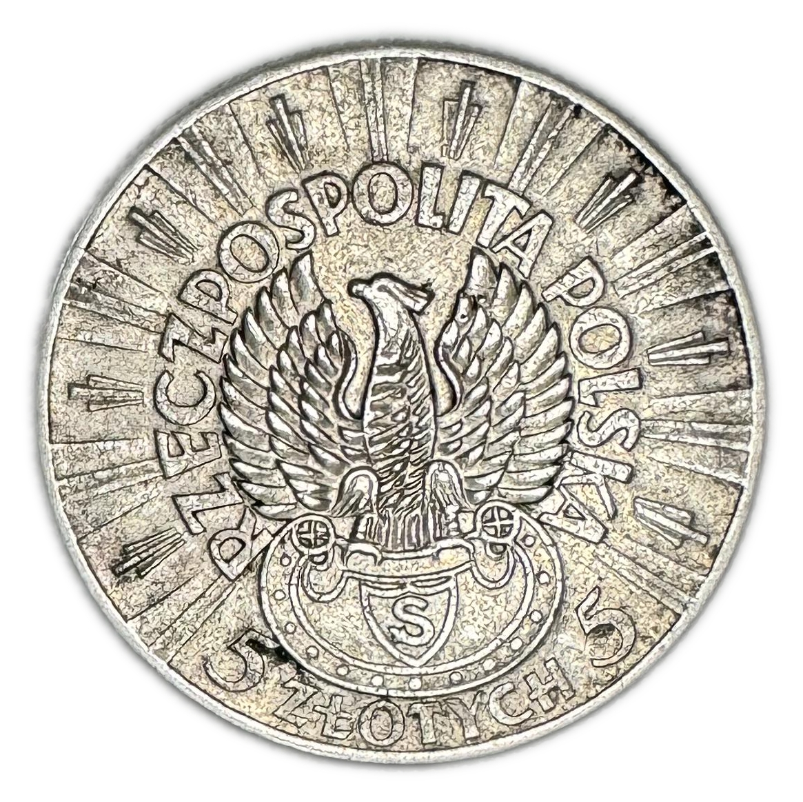 Poland - 5 Zloty 1934 - Józef Piłsudski - Rifle Corps - Silver 750, 11g, 28mm - 1 0