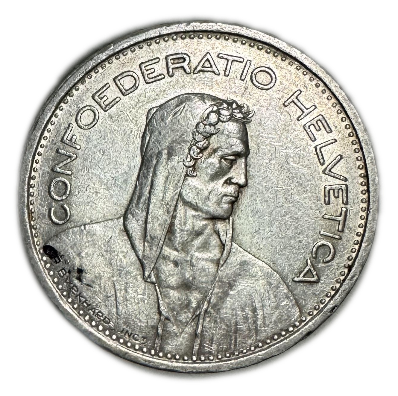 Switzerland - 5 Francs 1954 - Herdsman - Silver 835, 15g, 31.45mm - 1 1
