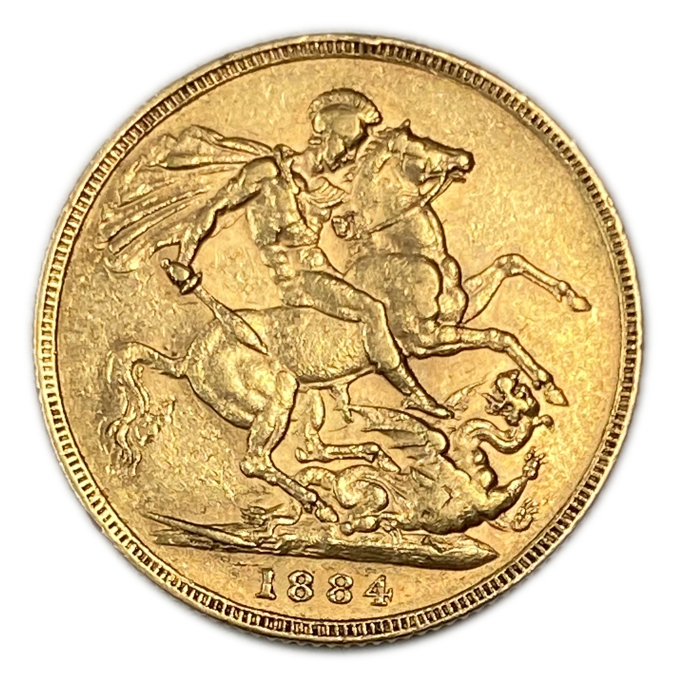 England (Great Britain) – Australia Melbourne – 1 Sovereign 1884 M – Victoria – XF condition - Gold 917, 7.988g - 1 0