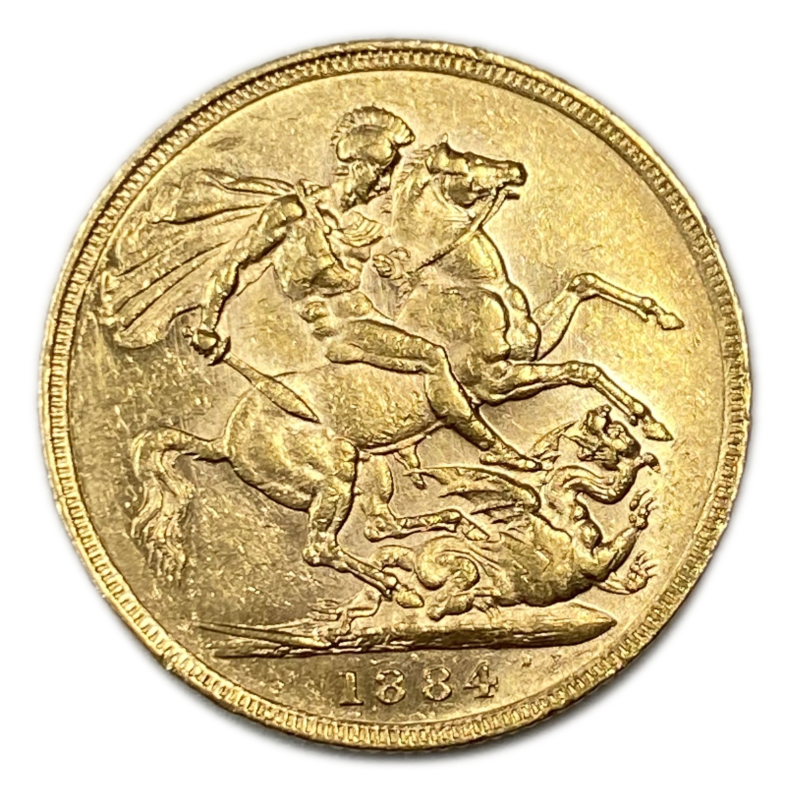 England (Great Britain) – Australia Melbourne – 1 Sovereign 1884 M – Victoria – XF condition - Gold 917, 7.988g - 1 0