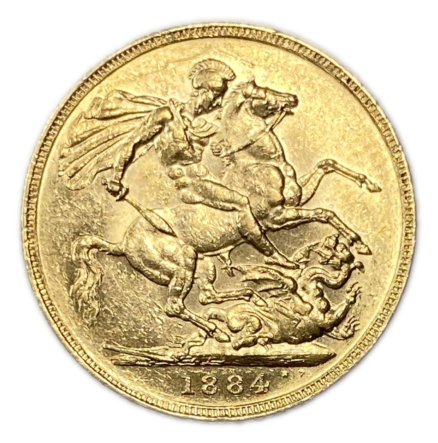 England (Great Britain) – Australia Melbourne – 1 Sovereign 1884 M – Victoria – XF condition - Gold 917, 7.988g - 1 0