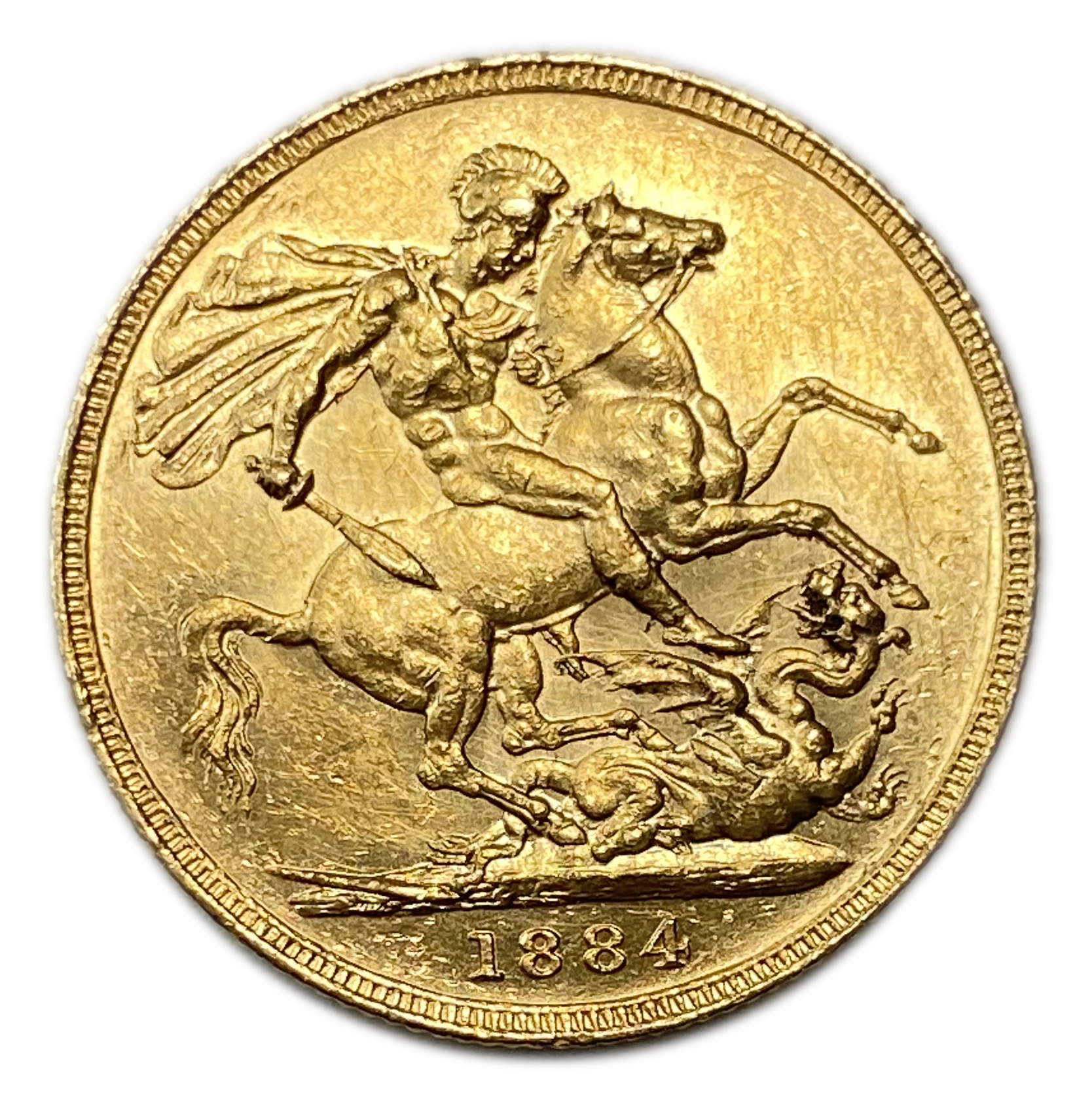 England (Great Britain) – Australia Melbourne – 1 Sovereign 1884 M – Victoria – XF condition - Gold 917, 7.988g - 1 0