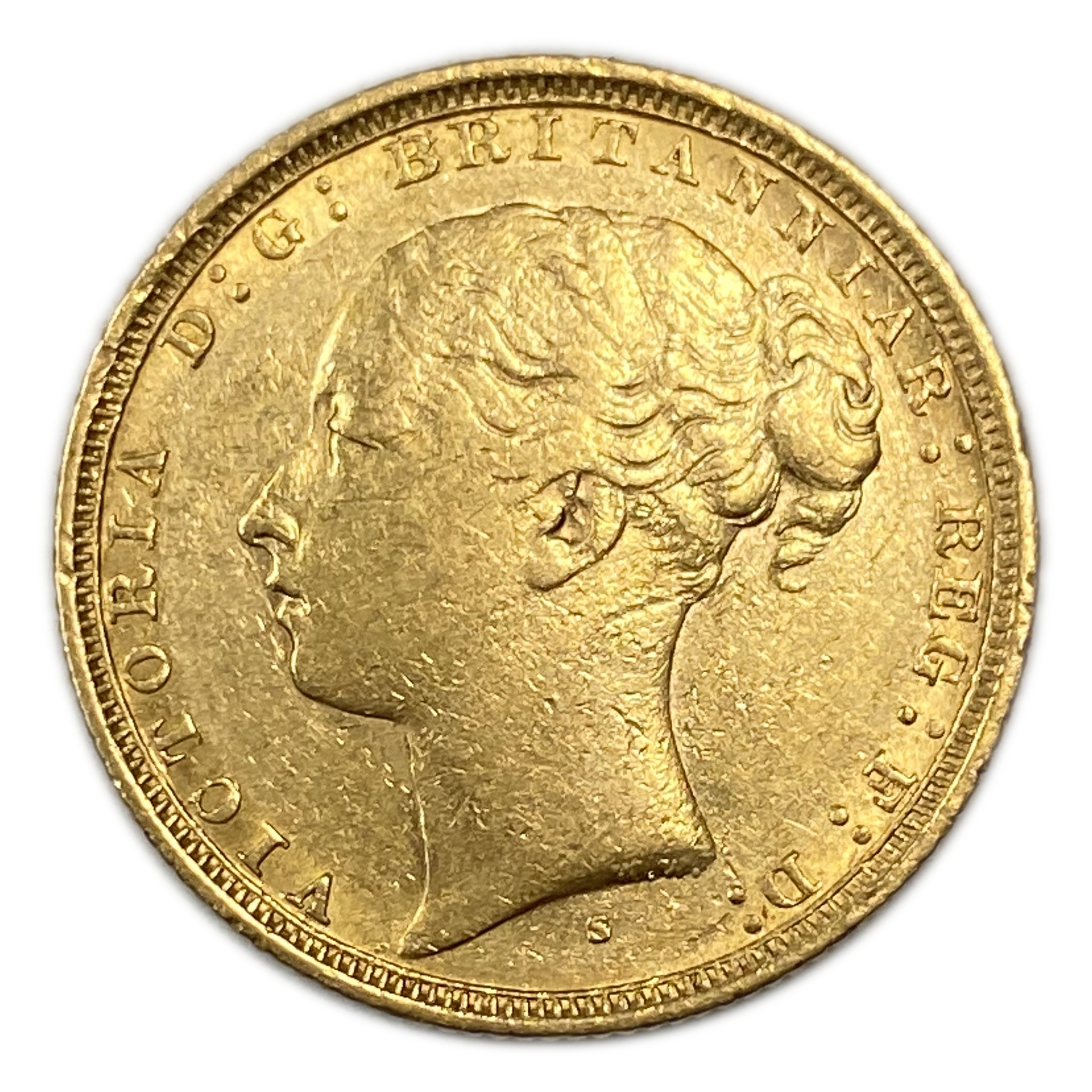 England (Great Britain) – Australia Sydney – 1 Sovereign 1884 S – Victoria – XF condition - Gold 917, 7.988g - 1 1