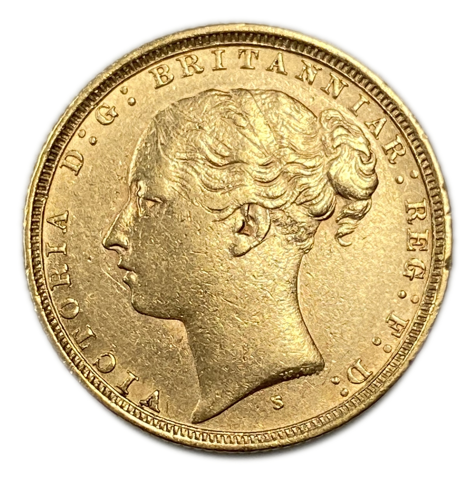 England (Great Britain) – Australia Sydney – 1 Sovereign 1884 S – Victoria – XF condition - Gold 917, 7.988g - 1 1