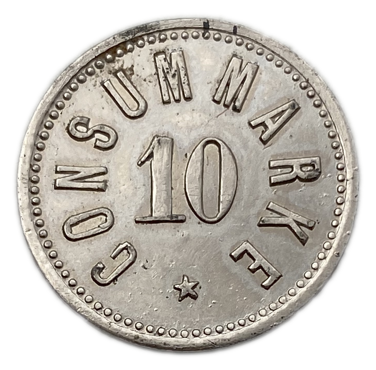 Palestine - Templar colonies token - 10 Paras 1880-1917 - Third series - UNC - Rare - 1 0