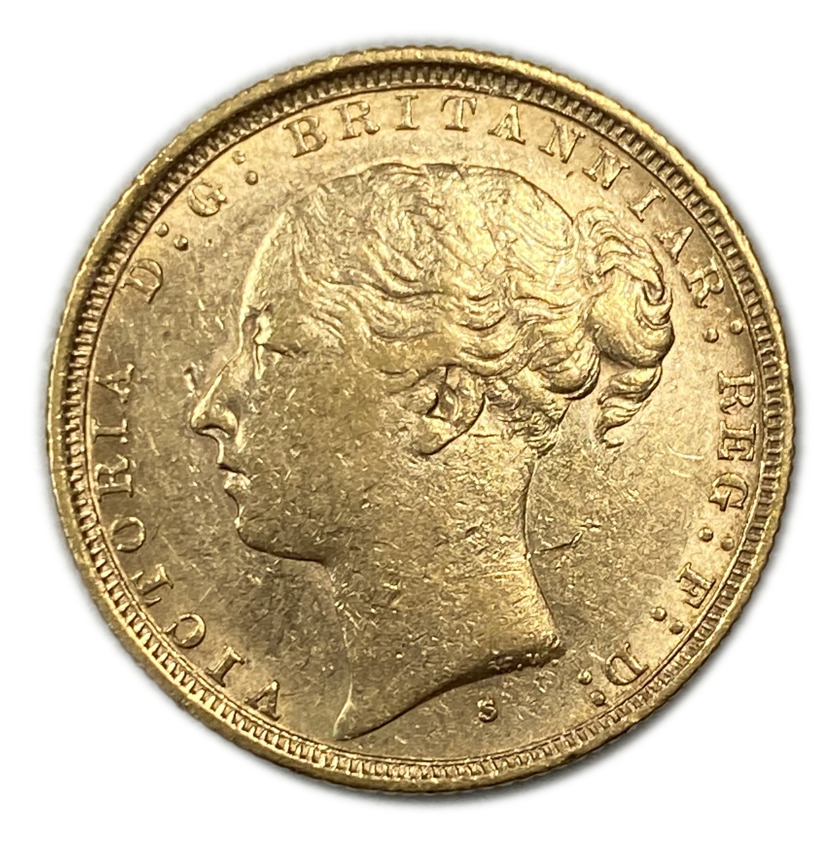 England (Great Britain) – Australia Sydney – 1 Sovereign 1884 S – Victoria – XF condition - Gold 917, 7.988g - 1 1