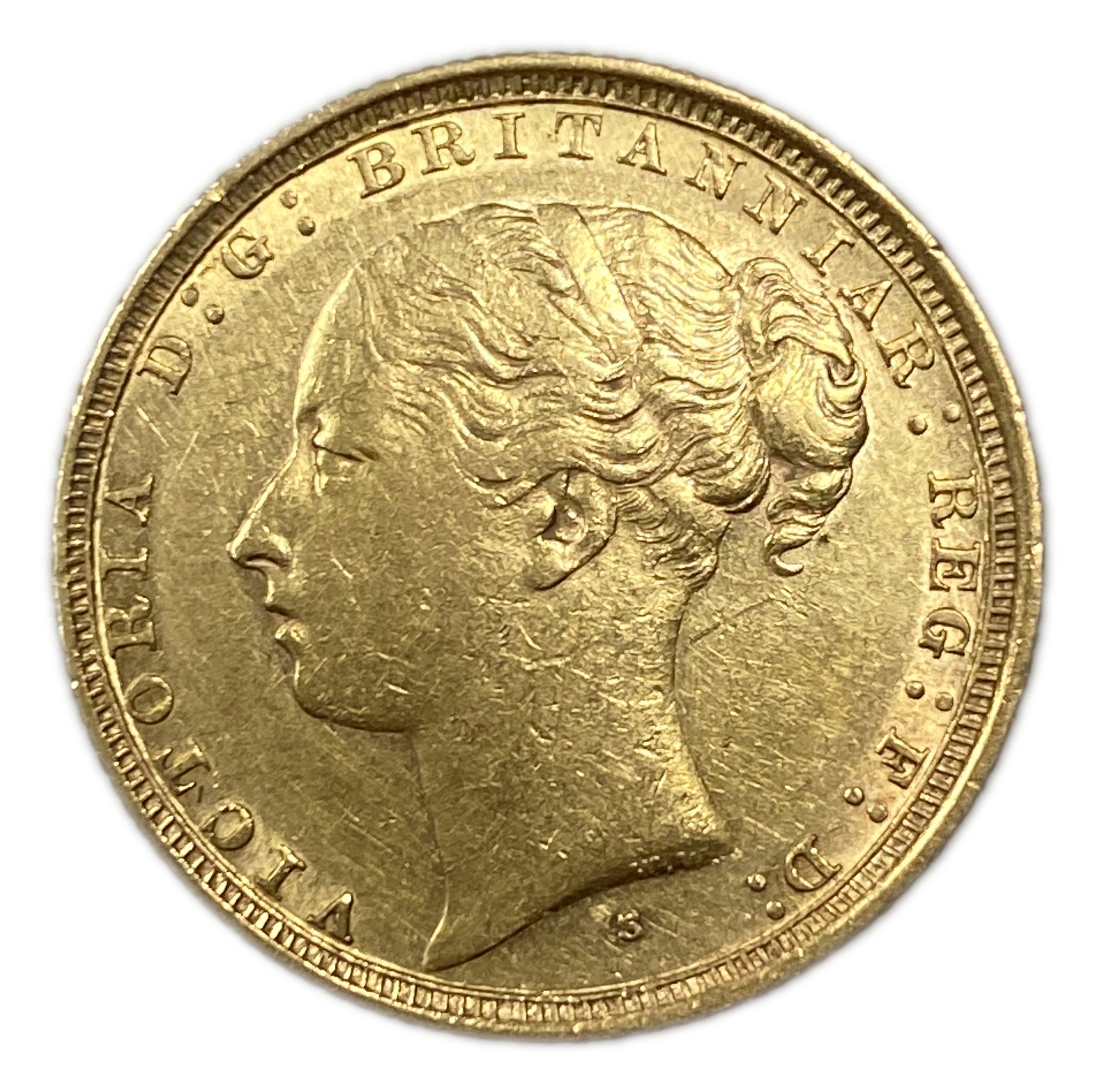 England (Great Britain) – Australia Sydney – 1 Sovereign 1884 S – Victoria – XF condition - Gold 917, 7.988g - 1 1