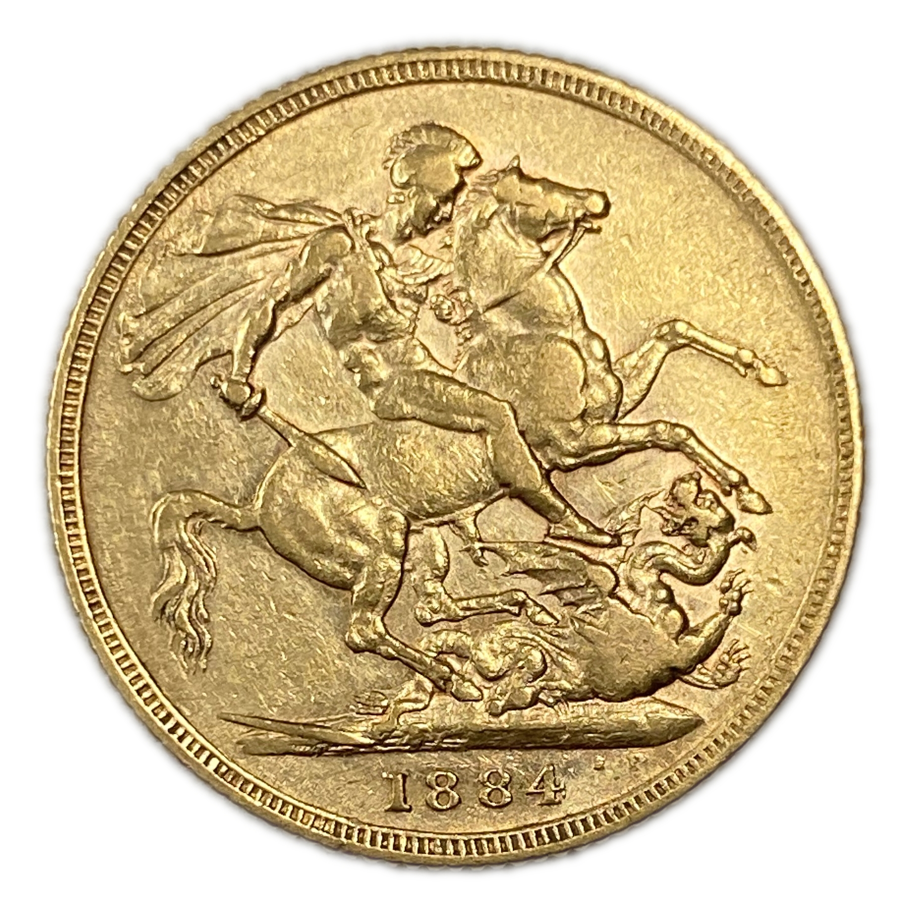 England (Great Britain) – Australia Sydney – 1 Sovereign 1884 S – Victoria – XF condition - Gold 917, 7.988g - 1 0