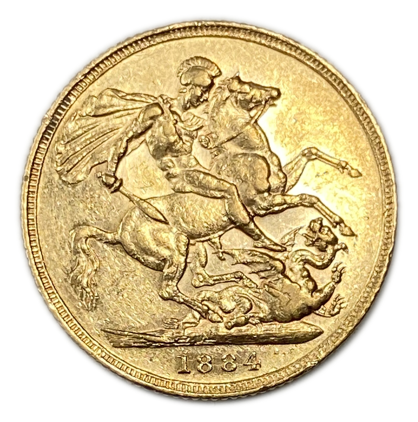 England (Great Britain) – Australia Sydney – 1 Sovereign 1884 S – Victoria – XF condition - Gold 917, 7.988g - 1 0