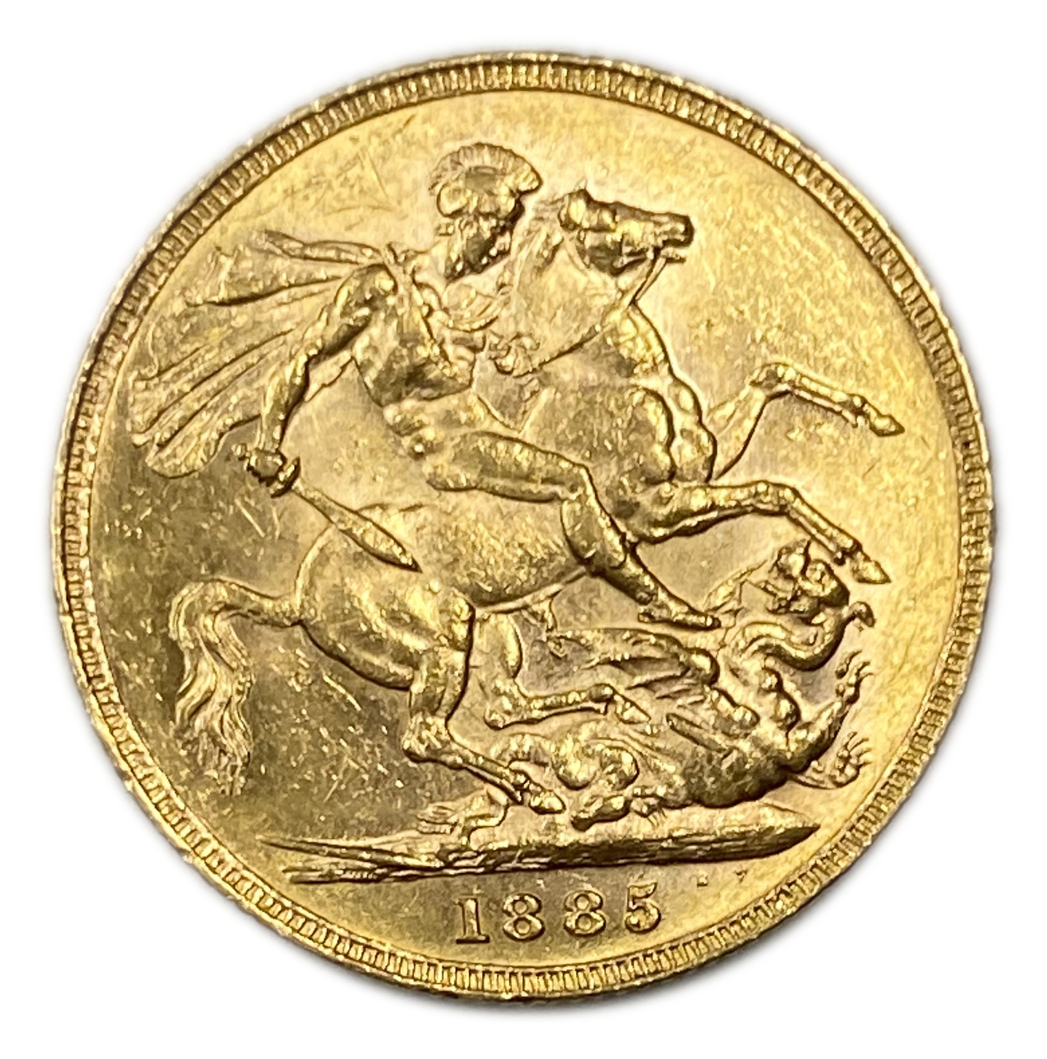 England (Great Britain) – Australia Melbourne – 1 Sovereign 1885 M – Victoria – XF condition - Gold 917, 7.988g - 1 0
