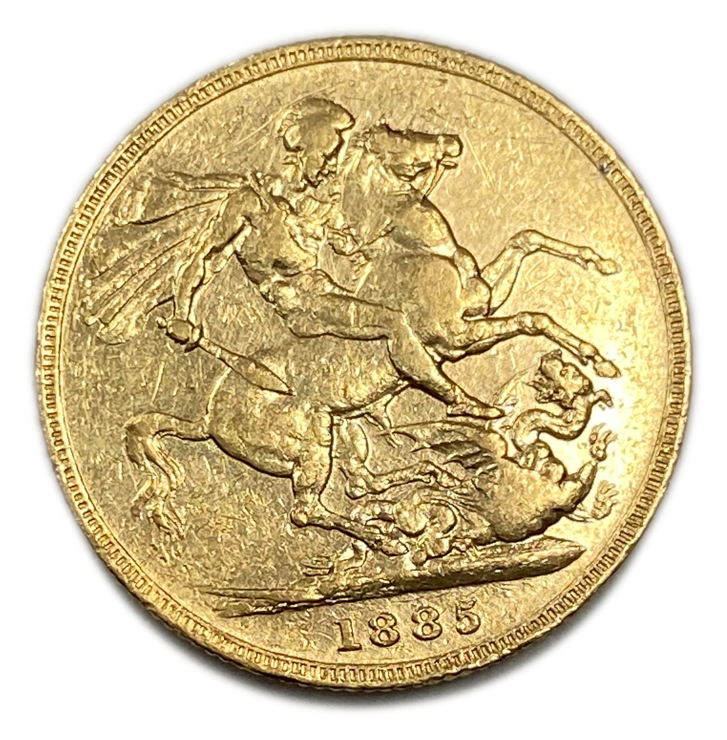 England (Great Britain) – Australia Melbourne – 1 Sovereign 1885 M – Victoria – XF condition - Gold 917, 7.988g - 1 0