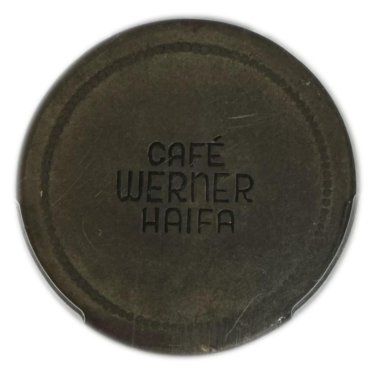 Palestine - Cafe werner token - 50 MIls, bronze - PCGS XF DETAILS - 1 1