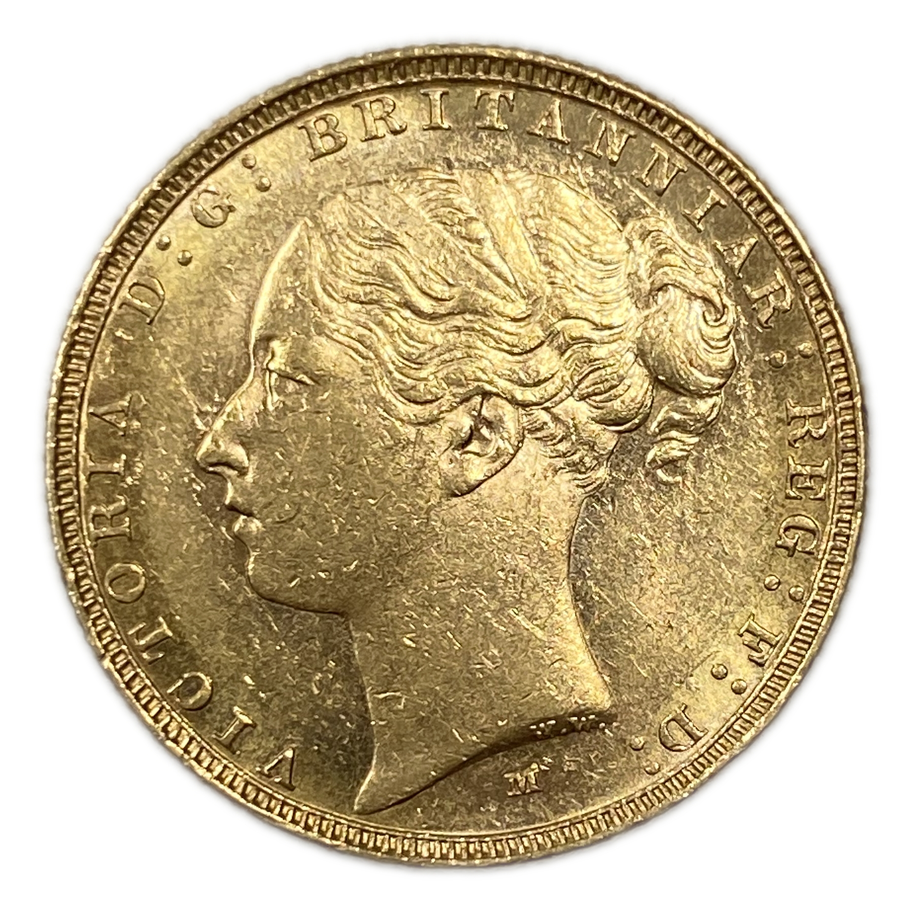 England (Great Britain) – Australia Melbourne – 1 Sovereign 1885 M – Victoria – XF condition - Gold 917, 7.988g - 1 1