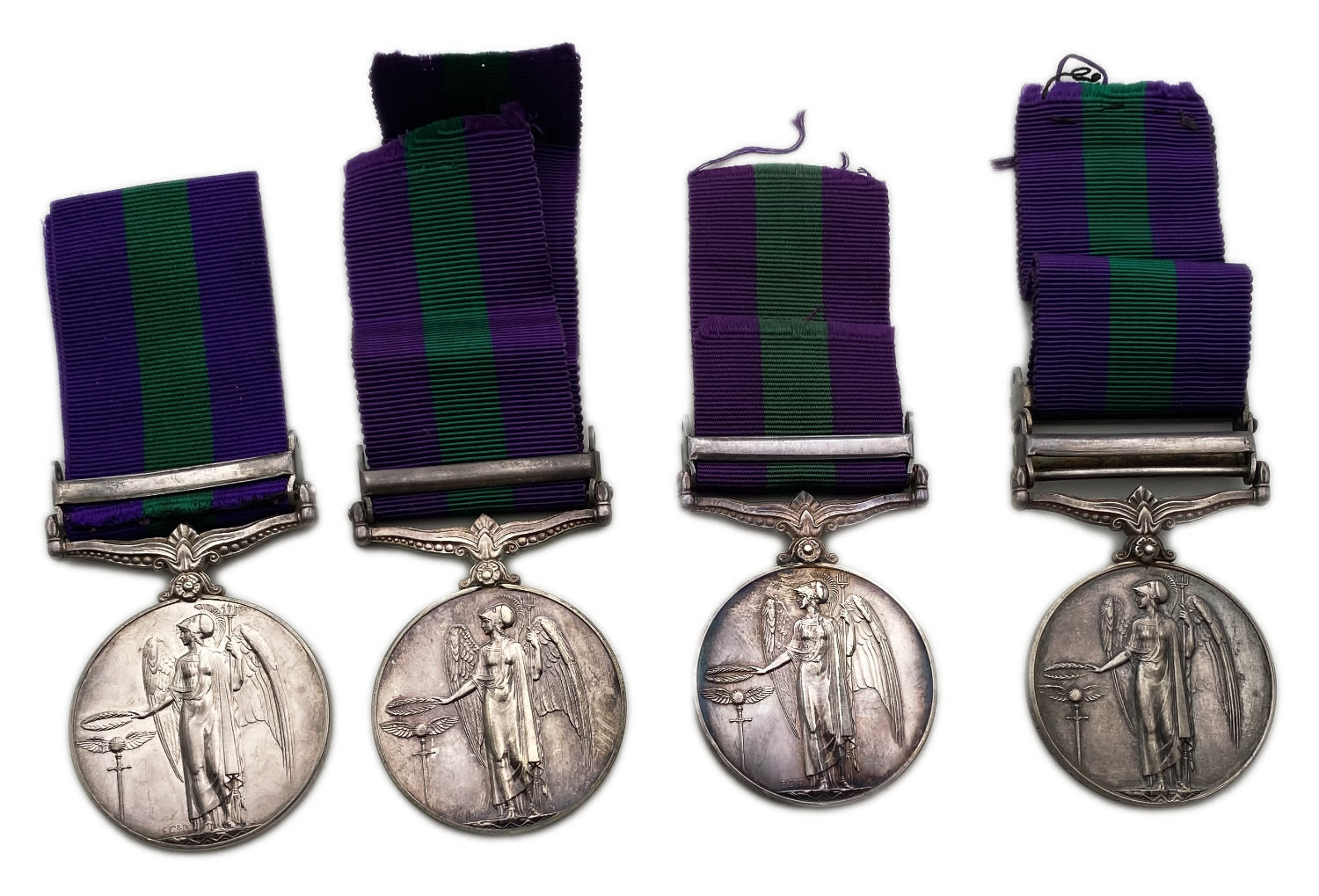 Palestine - England - a group of 4 medals that were distributed to officials (Apparently policemen or soldiers) ... - 1 1