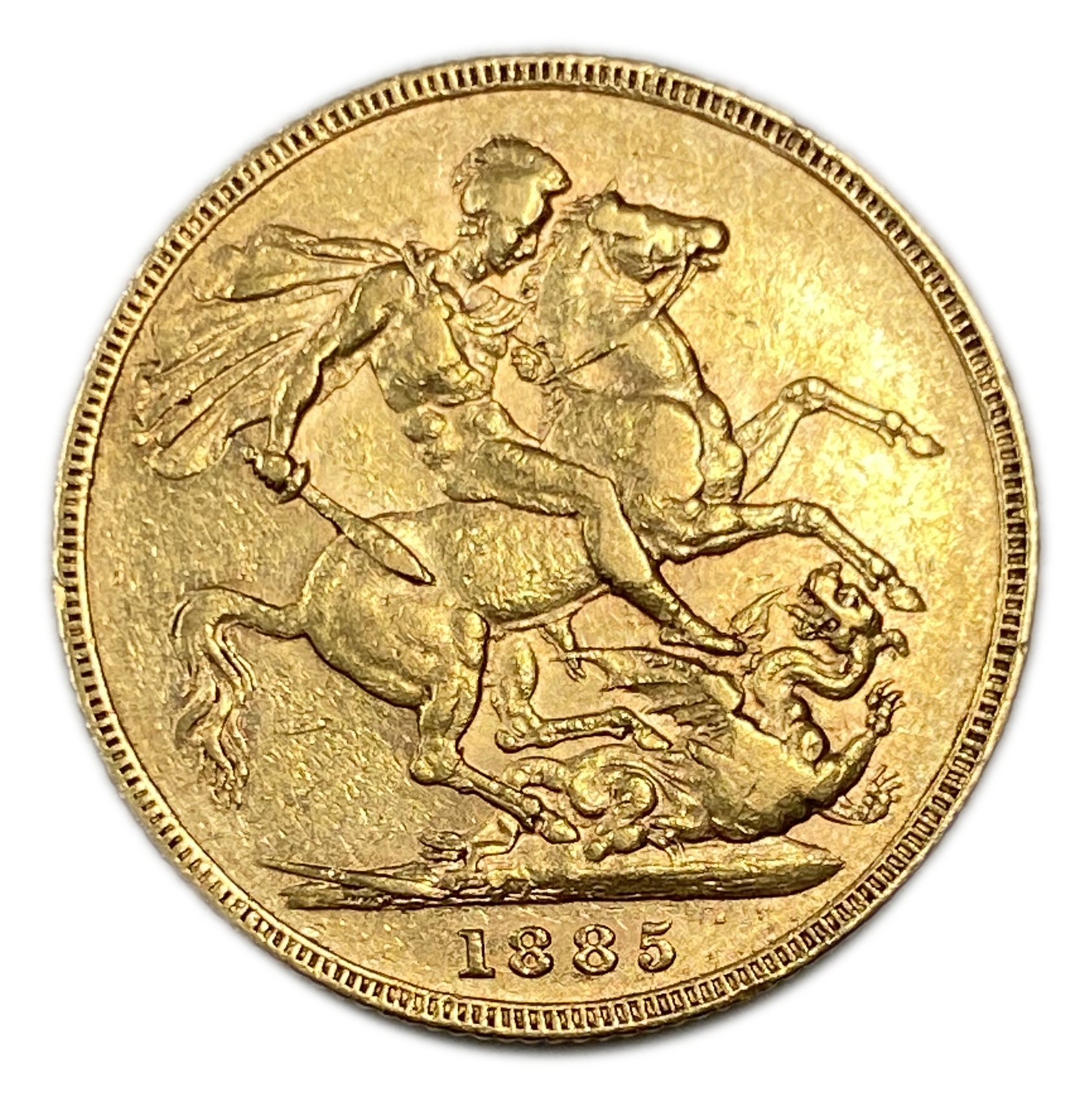 England (Great Britain) – Australia Melbourne – 1 Sovereign 1885 M – Victoria – XF condition - Gold 917, 7.988g - 1 0