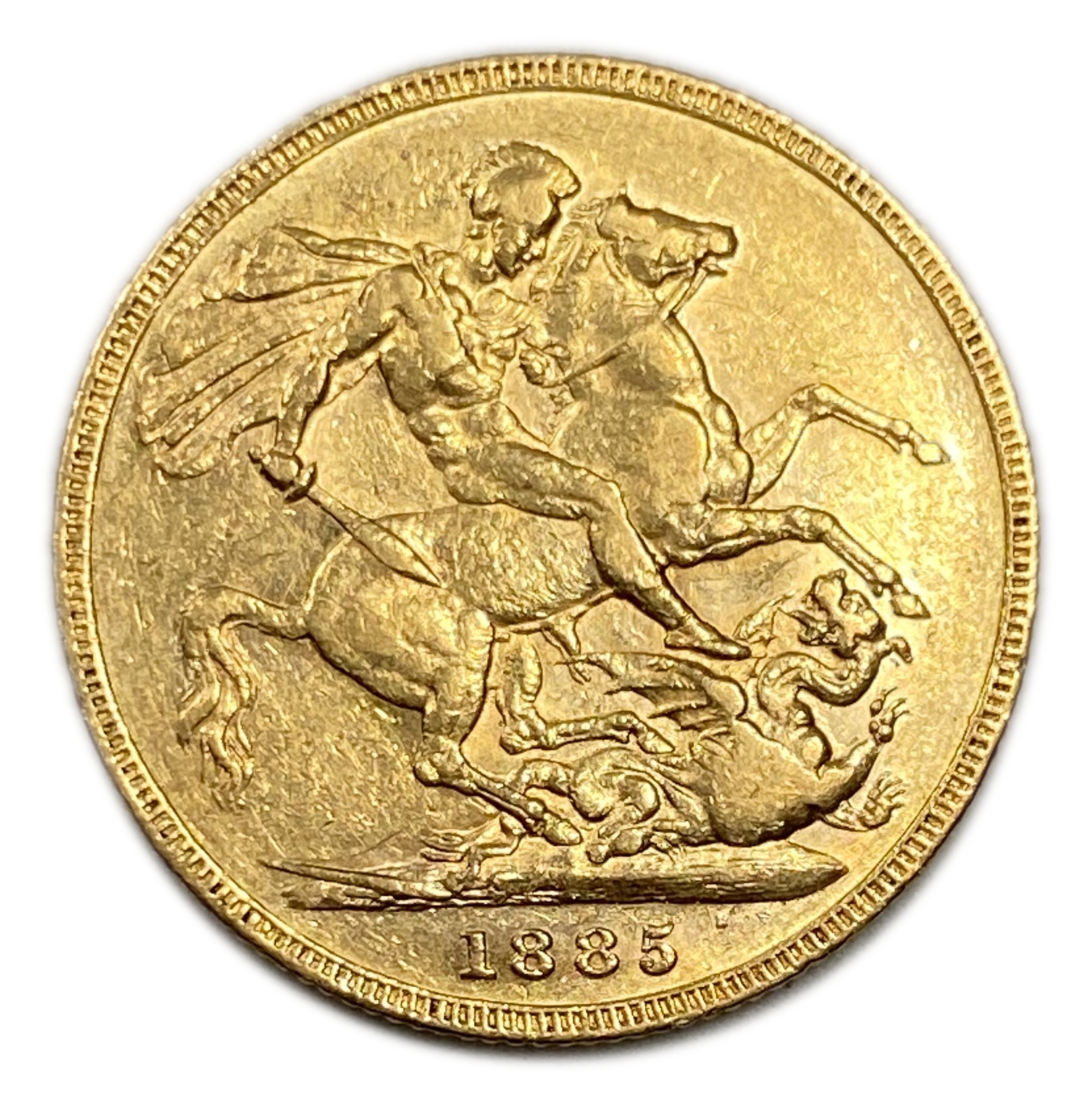 England (Great Britain) – Australia Melbourne – 1 Sovereign 1885 M – Victoria – XF condition - Gold 917, 7.988g - 1 0