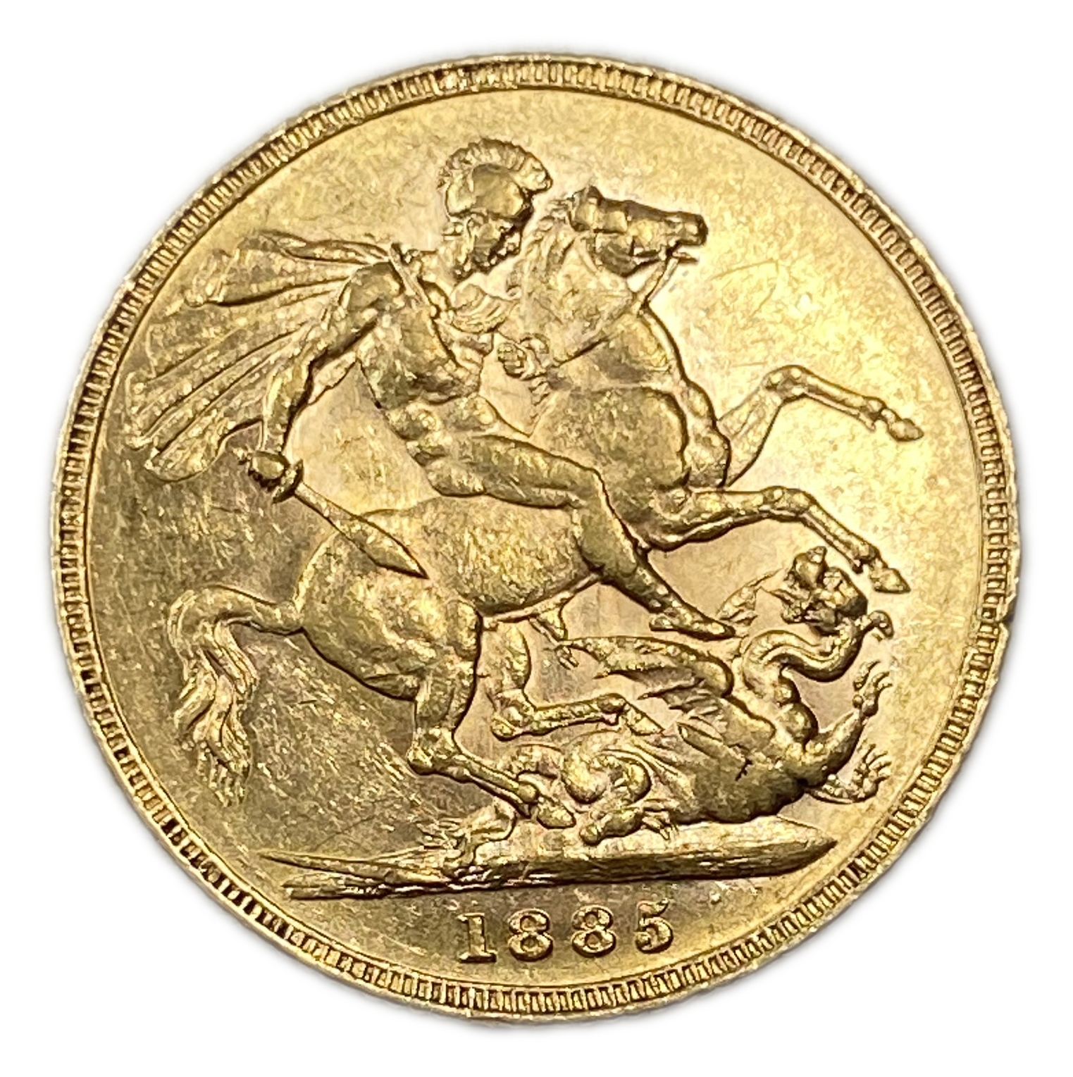 England (Great Britain) – Australia Melbourne – 1 Sovereign 1885 M – Victoria – XF condition - Gold 917, 7.988g - 1 0