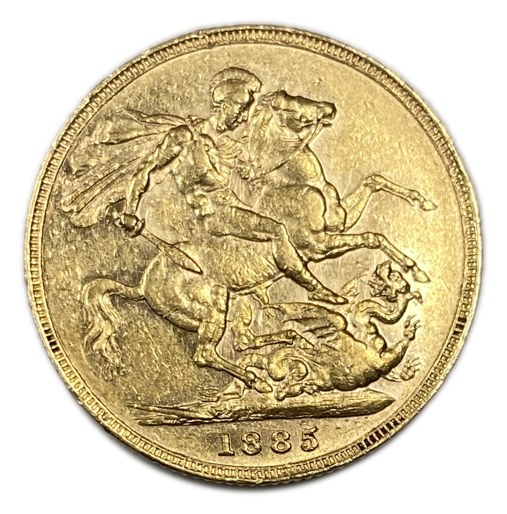England (Great Britain) – Australia Melbourne – 1 Sovereign 1885 M – Victoria – XF condition - Gold 917, 7.988g - 1 0