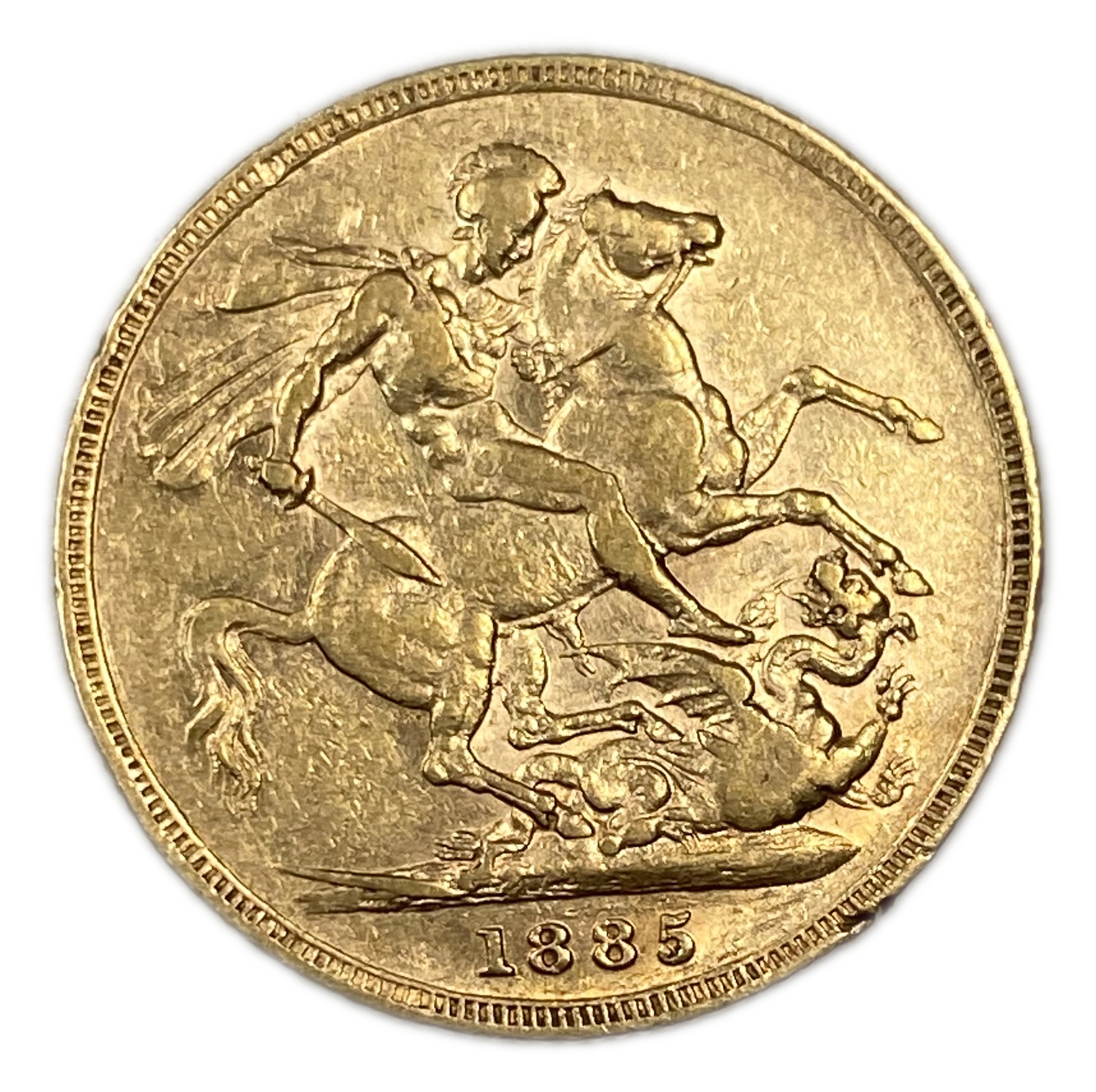 England (Great Britain) – Australia Melbourne – 1 Sovereign 1885 M – Victoria – XF condition - Gold 917, 7.988g - 1 0