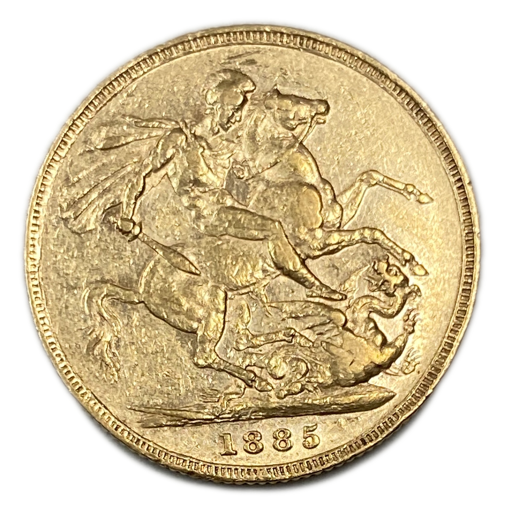 England (Great Britain) – Australia Melbourne – 1 Sovereign 1885 M – Victoria – XF condition - Gold 917, 7.988g - 1 0