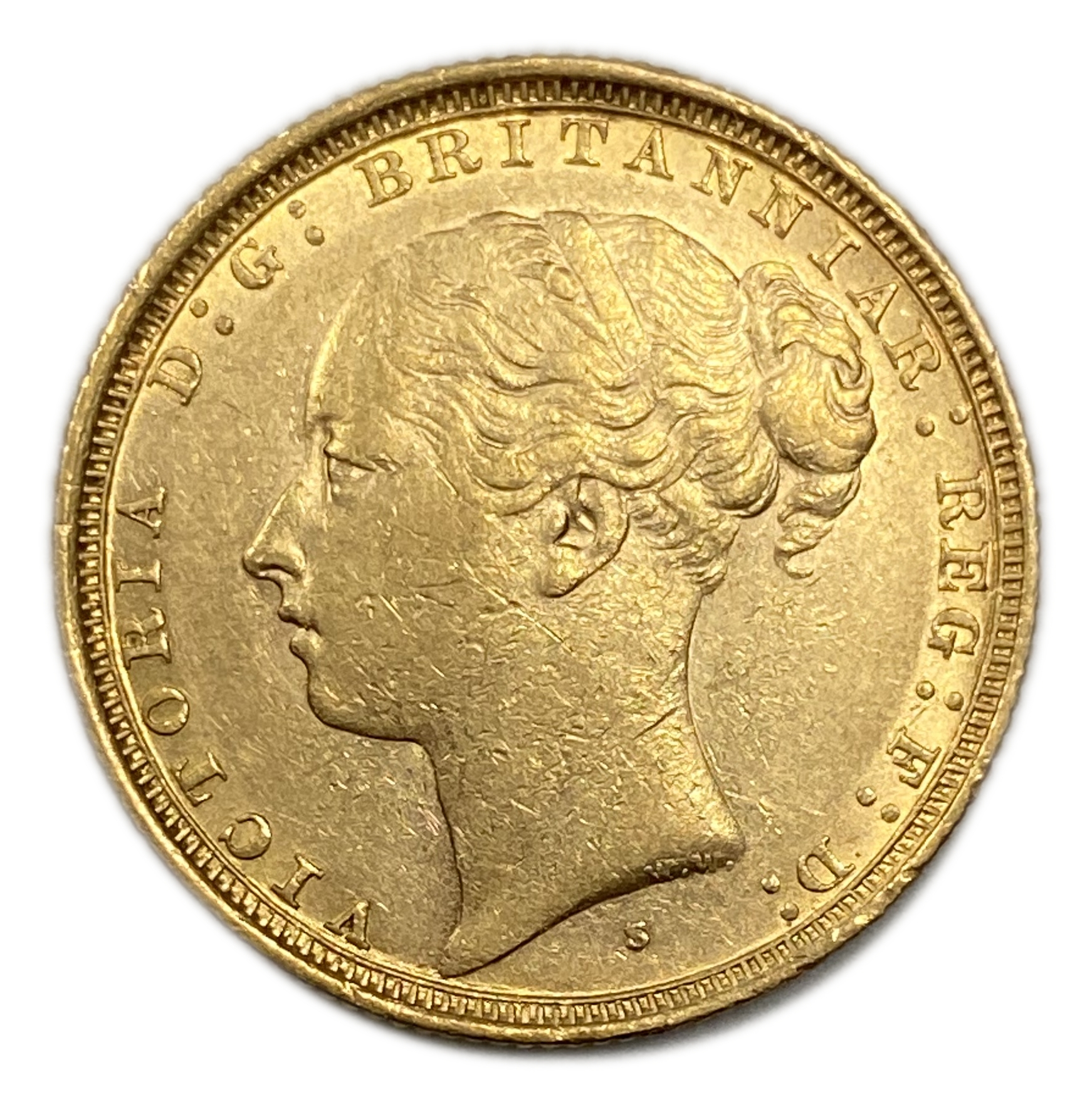 England (Great Britain) – Australia Sydney – 1 Sovereign 1885 S – Victoria – XF condition - Gold 917, 7.988g - 1 1