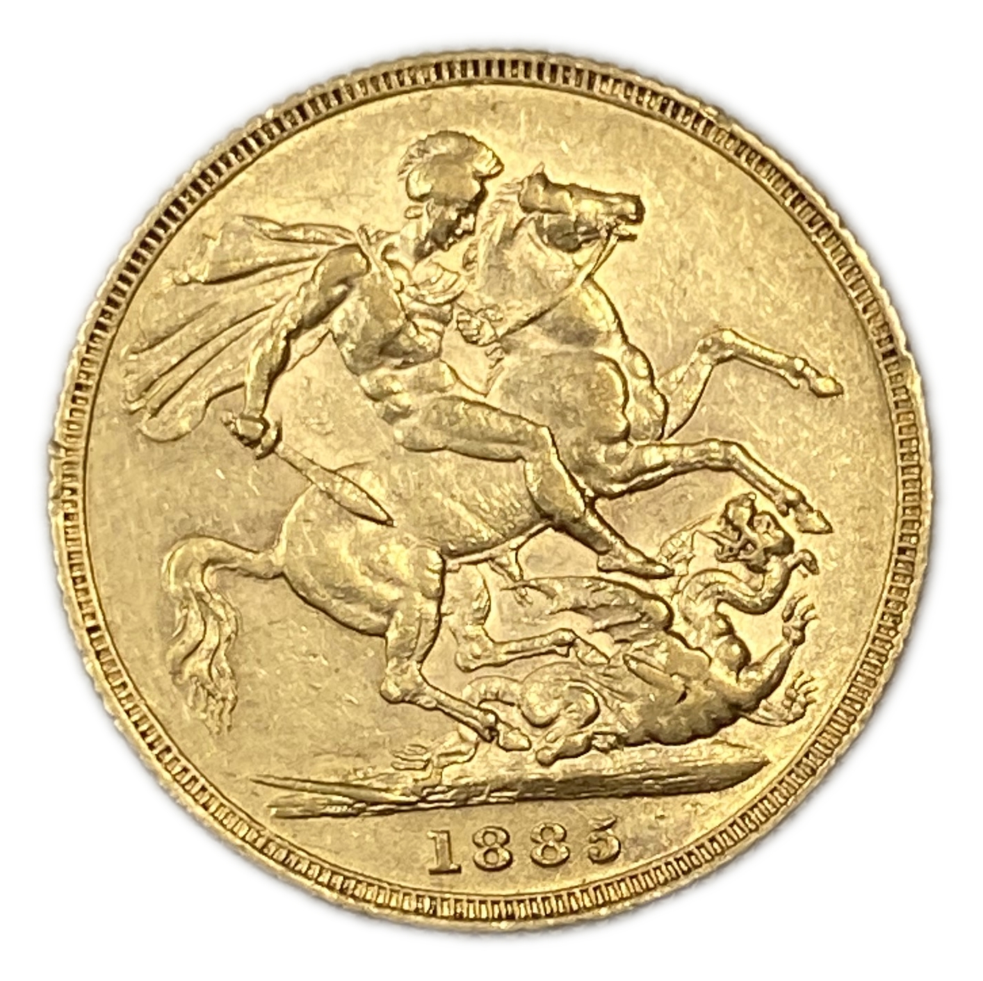 England (Great Britain) – Australia Sydney – 1 Sovereign 1885 S – Victoria – XF condition - Gold 917, 7.988g - 1 0