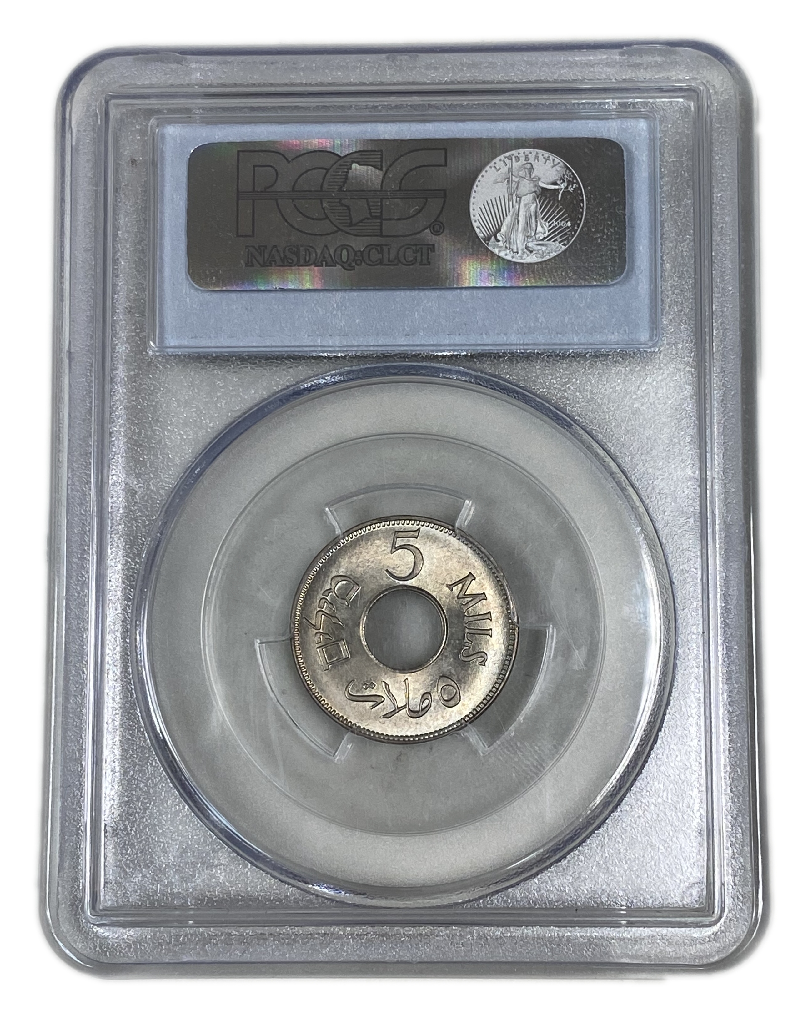 Palestine - 5 Mils 1927 - PCGS MS 66 - 1 3