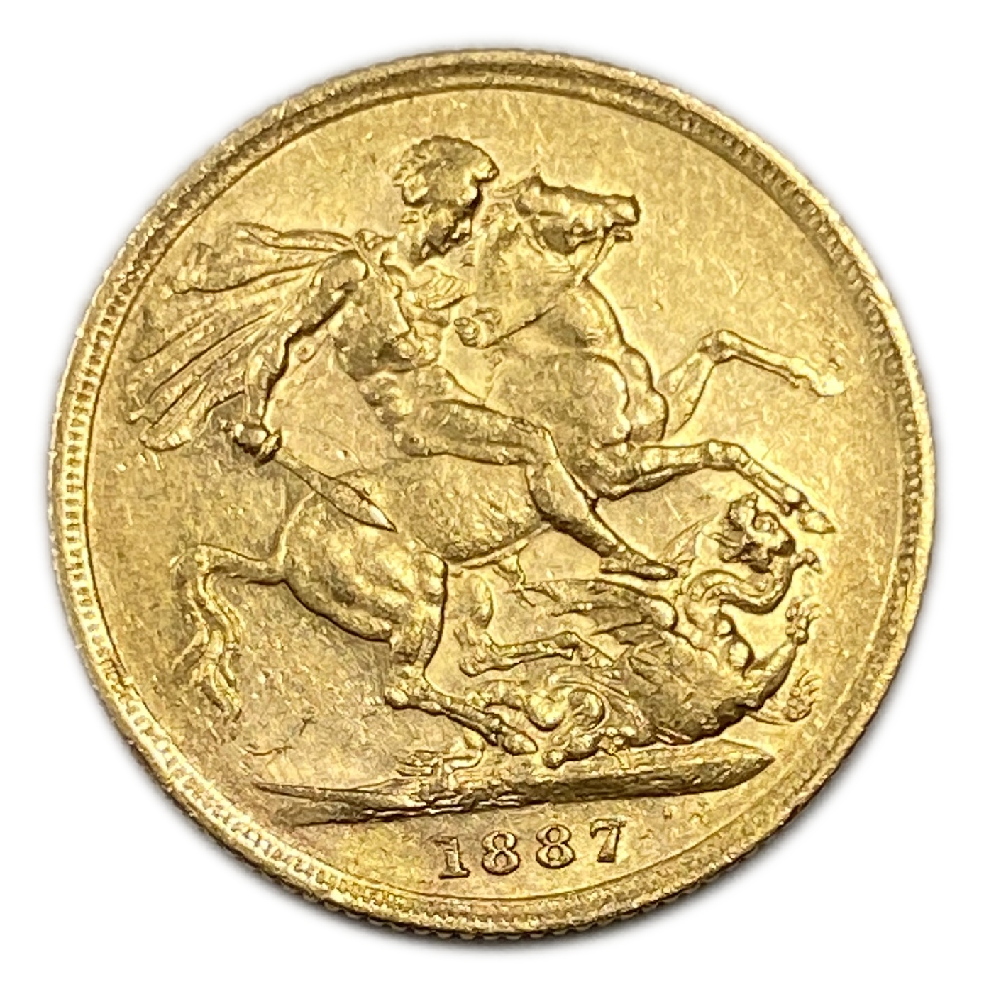England (Great Britain) – Australia Sydney – 1 Sovereign 1887 S – Victoria – XF condition - Gold 917, 7.988g - 1 0
