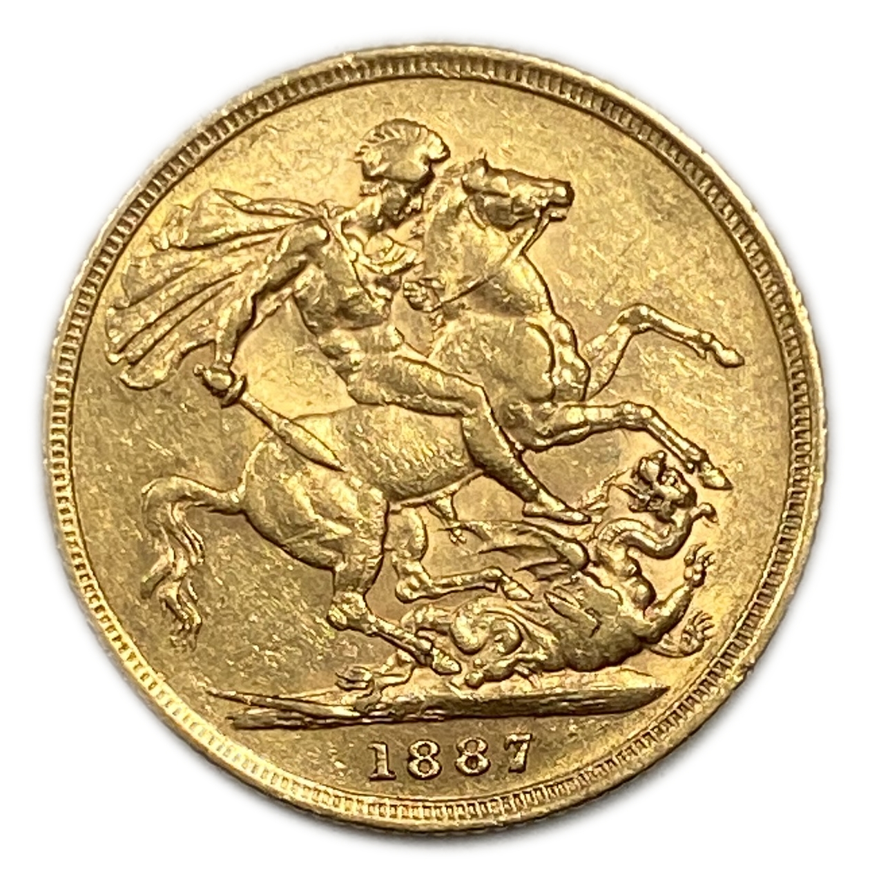 England (Great Britain) – Australia Sydney – 1 Sovereign 1887 S – Victoria – XF condition - Gold 917, 7.988g - 1 0