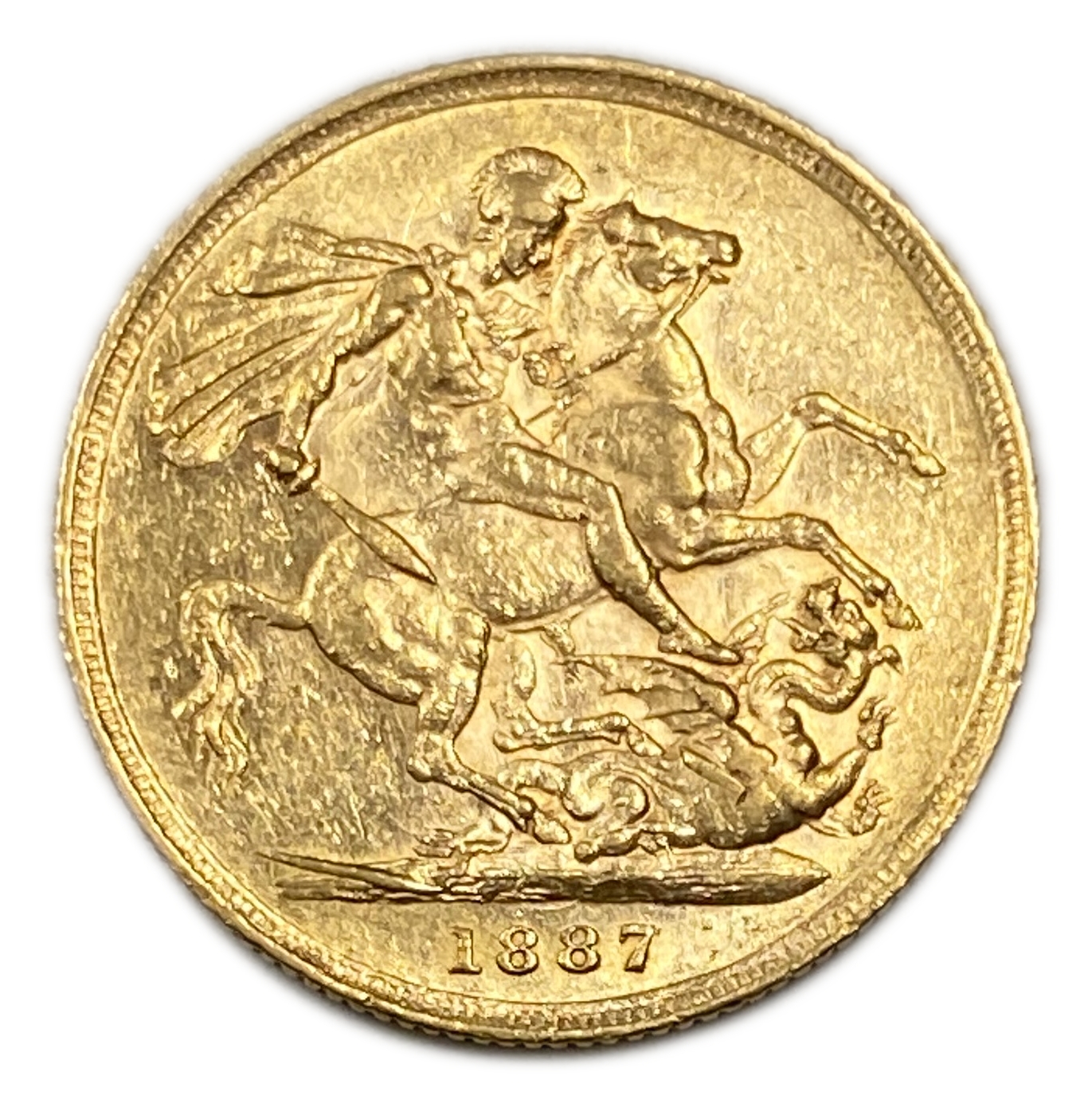 England (Great Britain) – Australia Sydney – 1 Sovereign 1887 S – Victoria – XF condition - Gold 917, 7.988g - 1 0