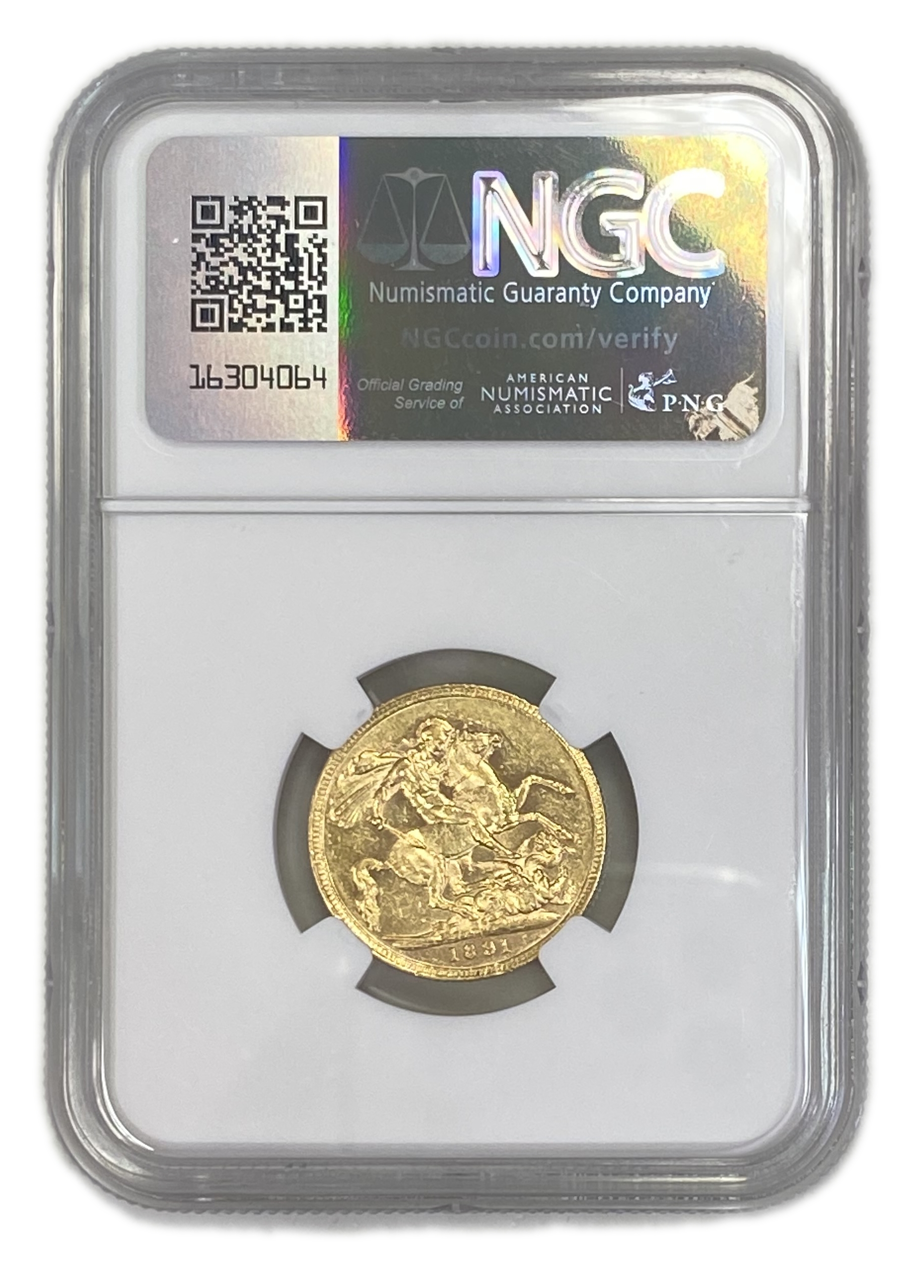 England (Great Britain) – Australia Melbourne – 1 Sovereign 1891 M – Victoria – NGC AU 55 - Gold 917, 7.988g - 1 1