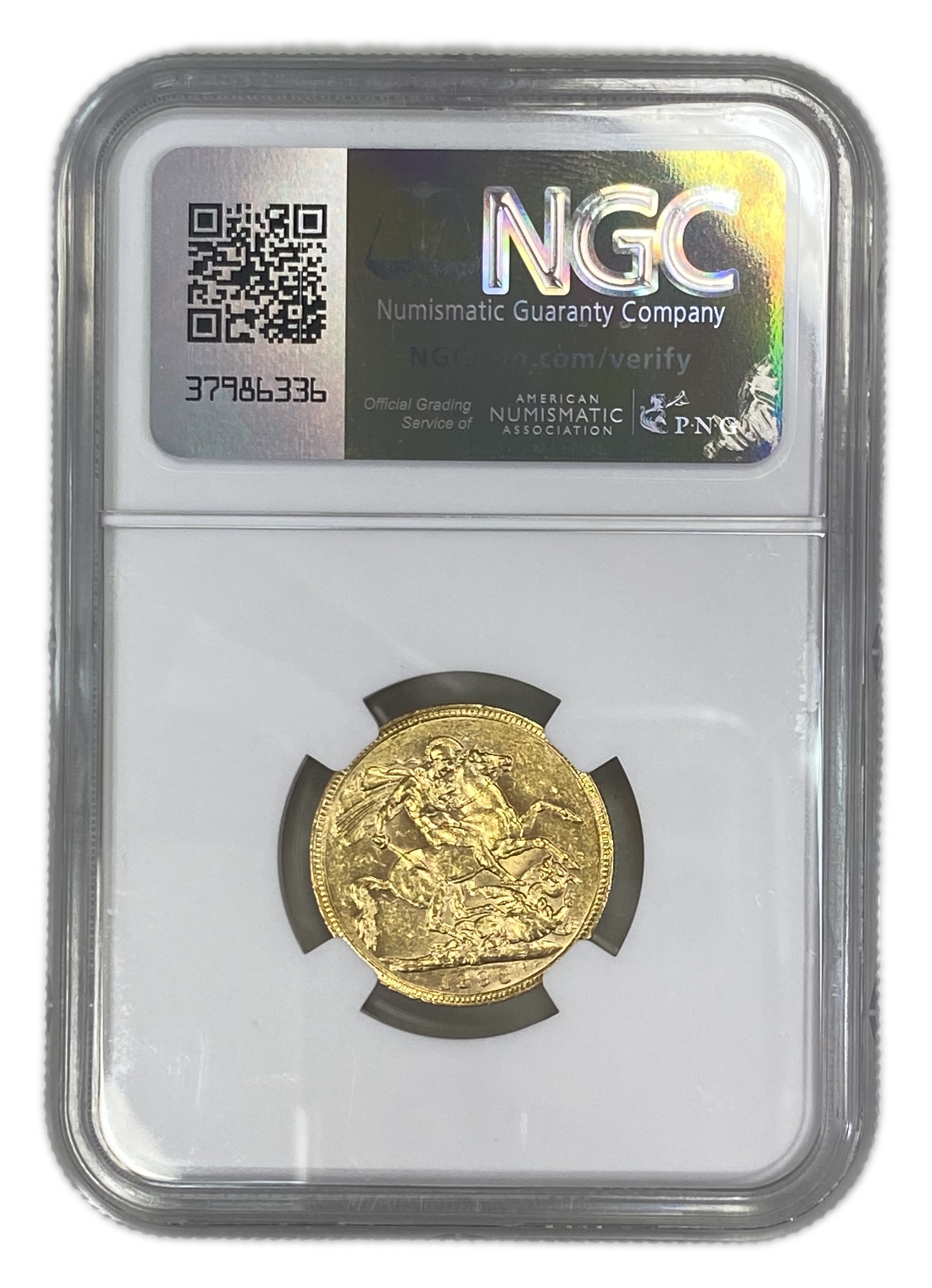 England (Great Britain) – Australia Melbourne – 1 Sovereign 1893 M – Victoria – NGC AU 55 - Gold 917, 7.988g - 1 1