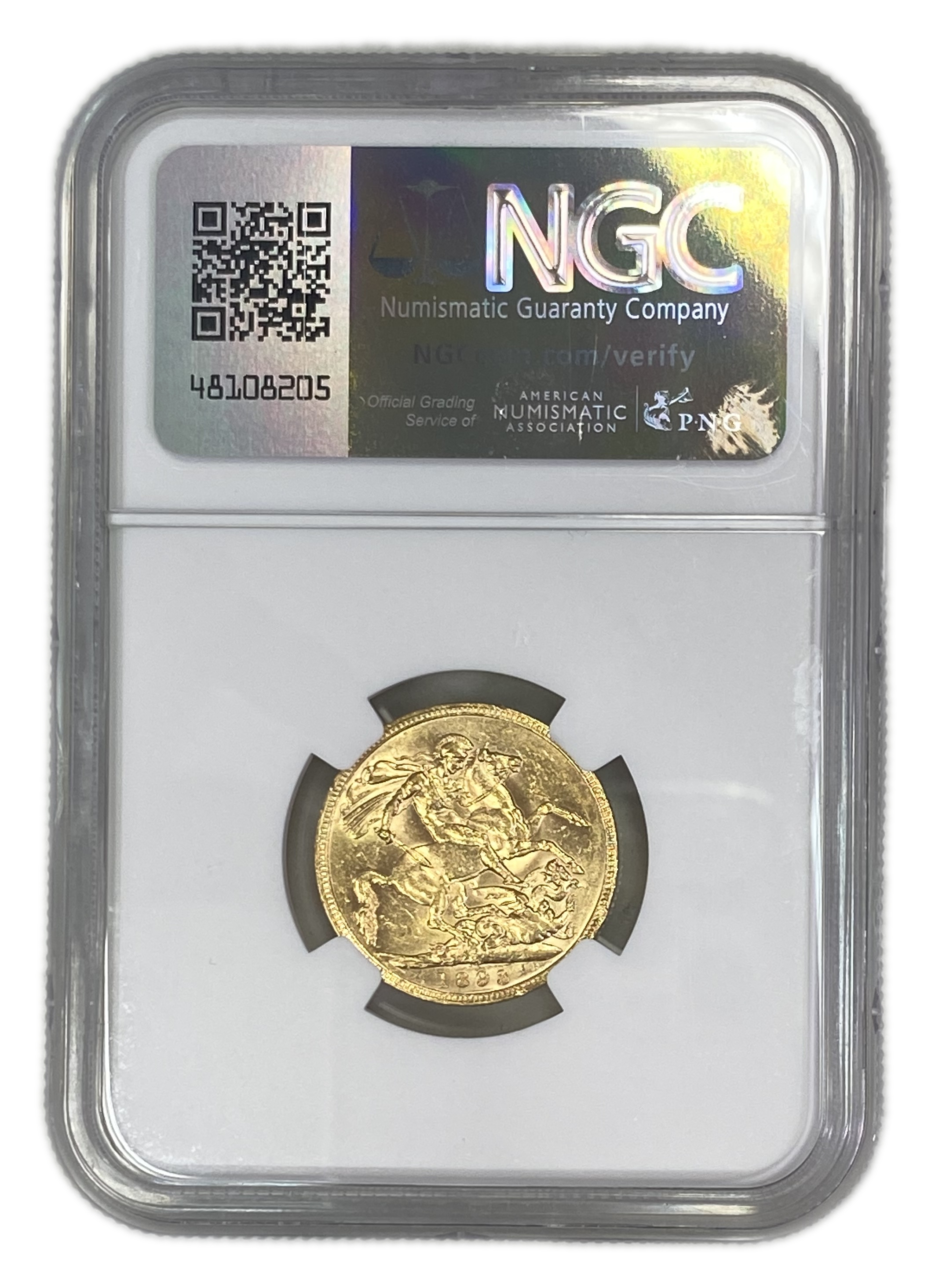 England (Great Britain) – Australia Melbourne – 1 Sovereign 1893 M – Victoria – NGC AU 58 - Gold 917, 7.988g - 1 1