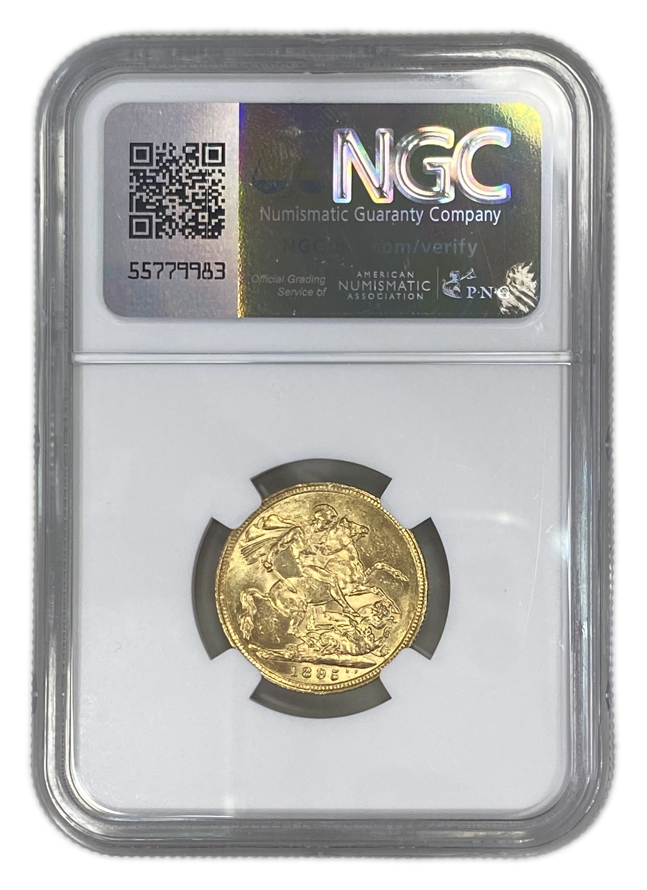 England (Great Britain) – Australia Sydney – 1 Sovereign 1895 S – Victoria – NGC AU 55 - Gold 917, 7.988g - 1 1