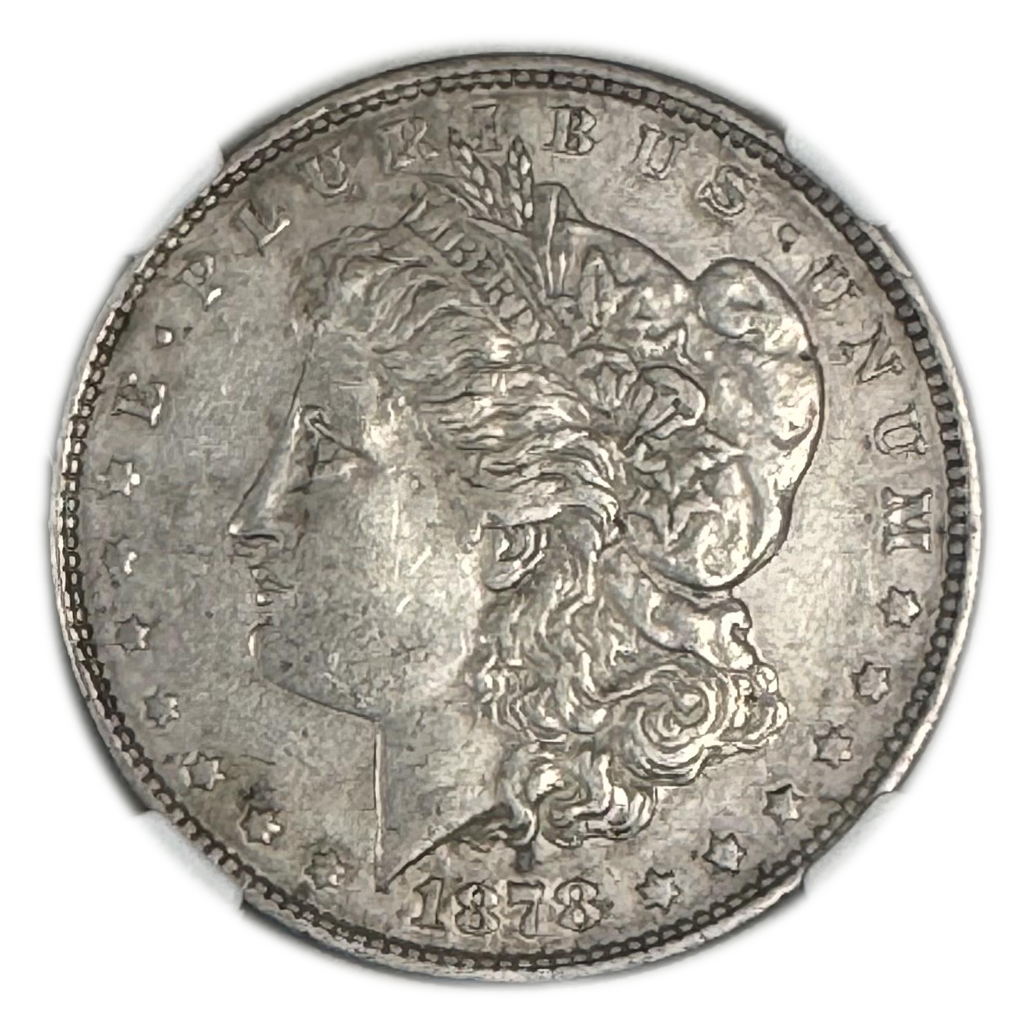 USA - 1 Dollar 1878 - 8 Feathers - NGC XF DETAILS - 1 0
