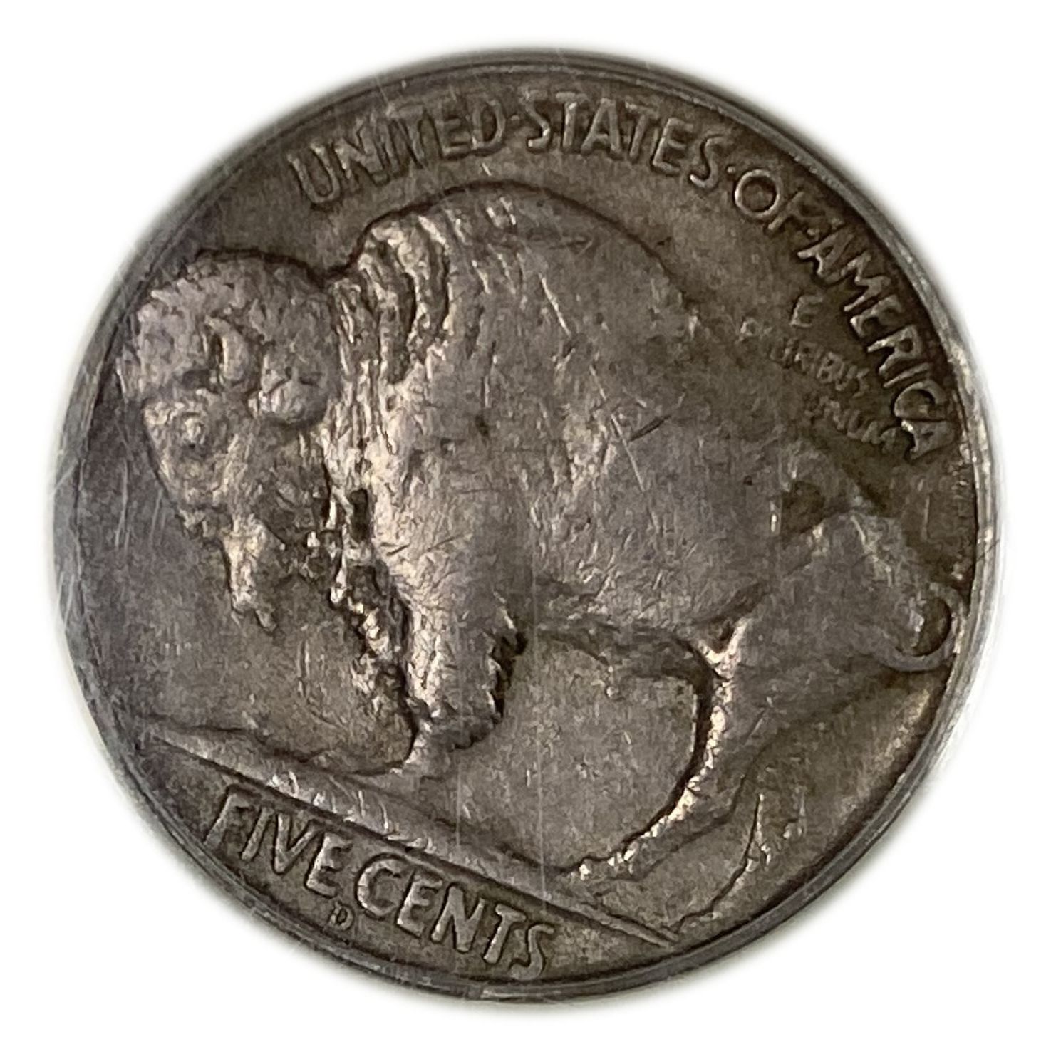 USA - 5 Cents 1937 - 3 Legs - Buffalo Nickel - PCGS AU 50 - 1 0