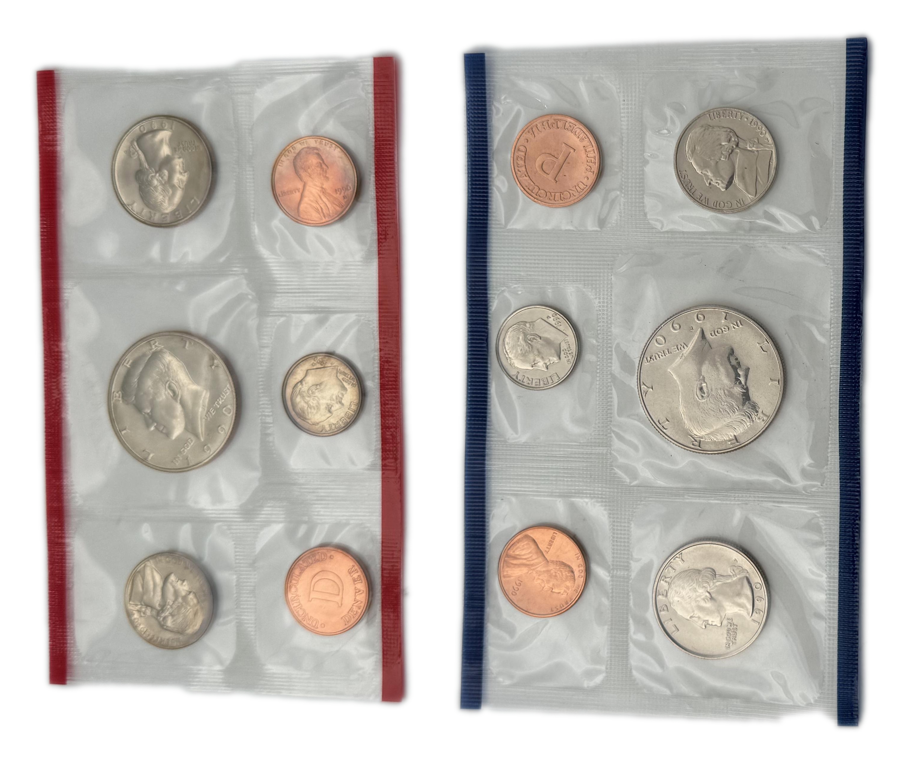 USA - a large collection of 11 United States coin sets - different years, the coindition of the coins in the sets ... - 1 4