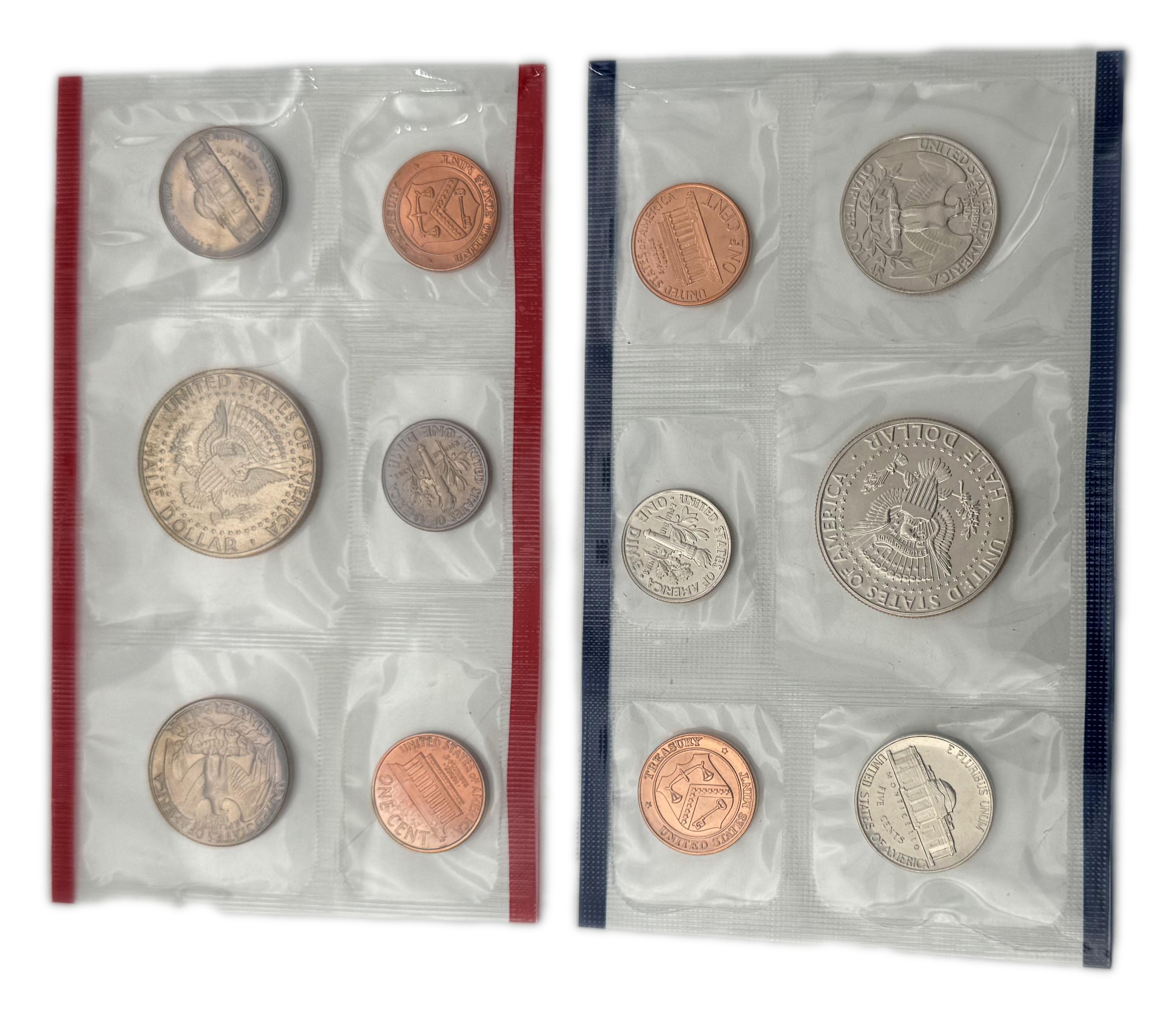 USA - a large collection of 11 United States coin sets - different years, the coindition of the coins in the sets ... - 1 5