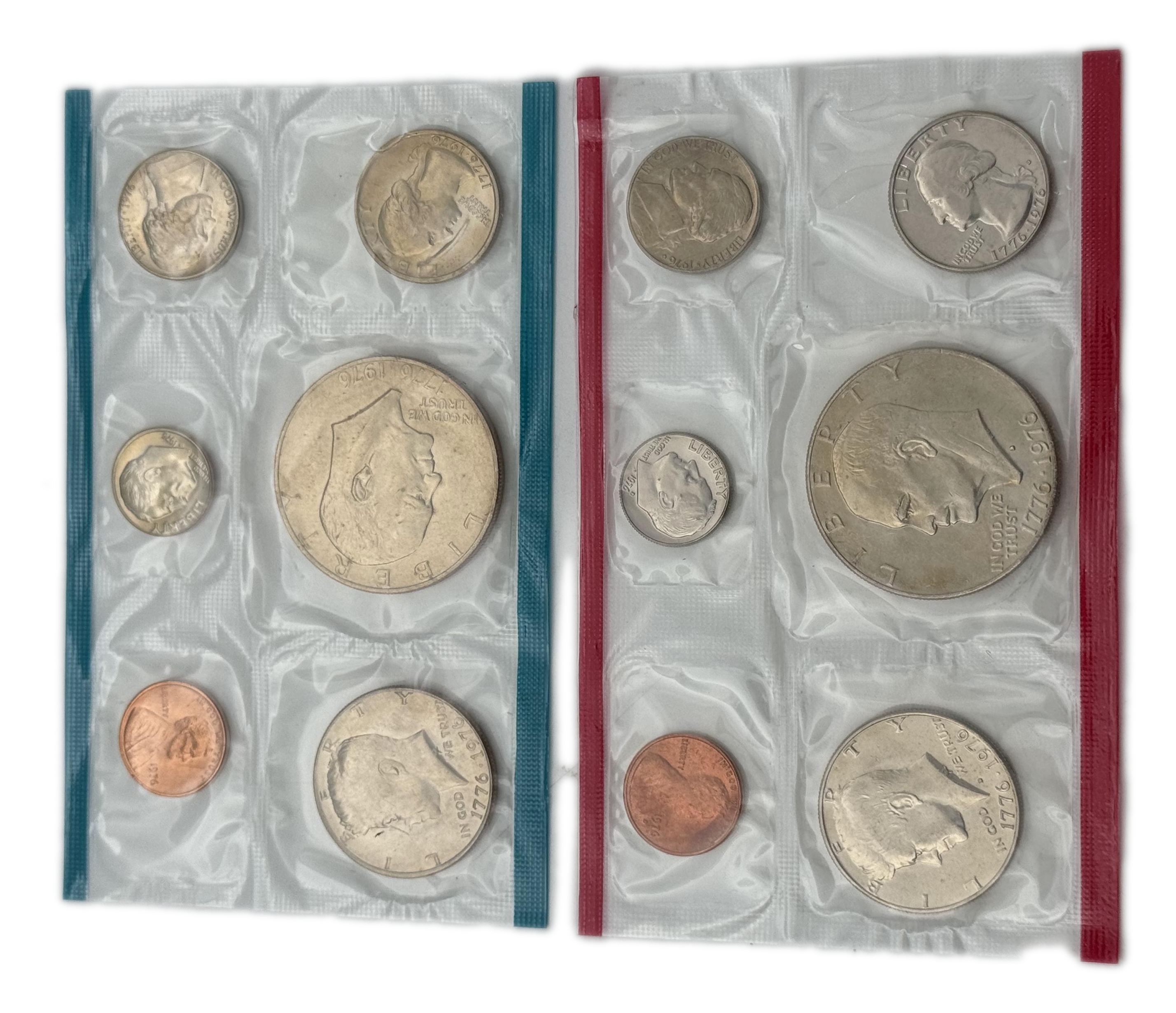USA - a large collection of 11 United States coin sets - different years, the coindition of the coins in the sets ... - 1 7