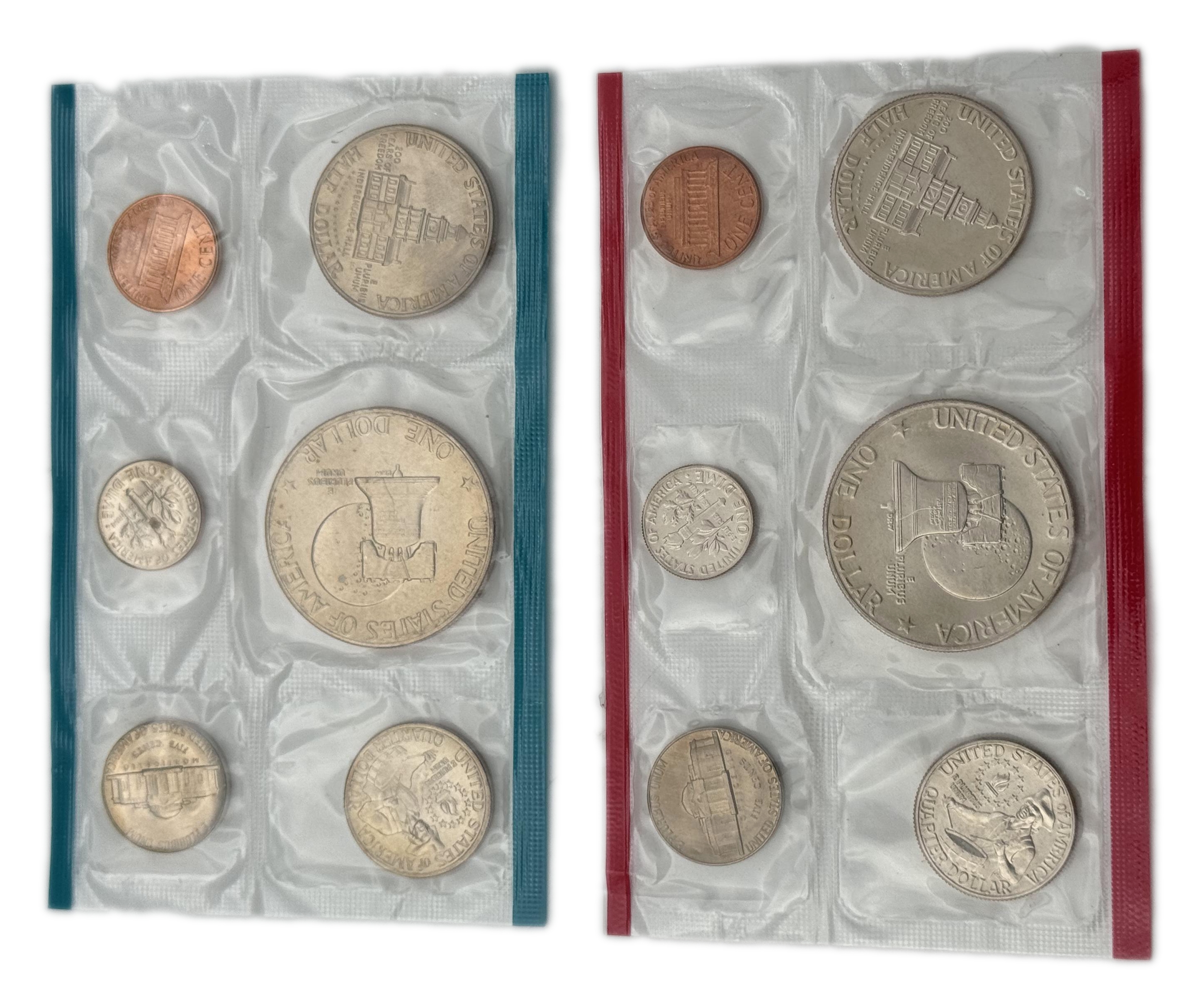 USA - a large collection of 11 United States coin sets - different years, the coindition of the coins in the sets ... - 1 8