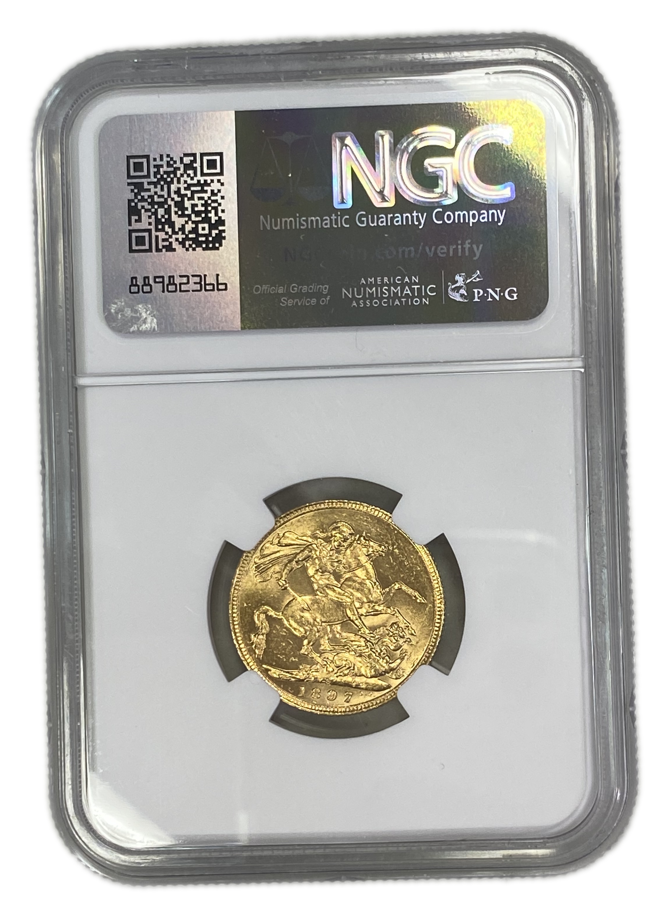 England (Great Britain) – Australia Sydney– 1 Sovereign 1897 S – Victoria – NGC MS 61 - Gold 917, 7.988g - 1 1