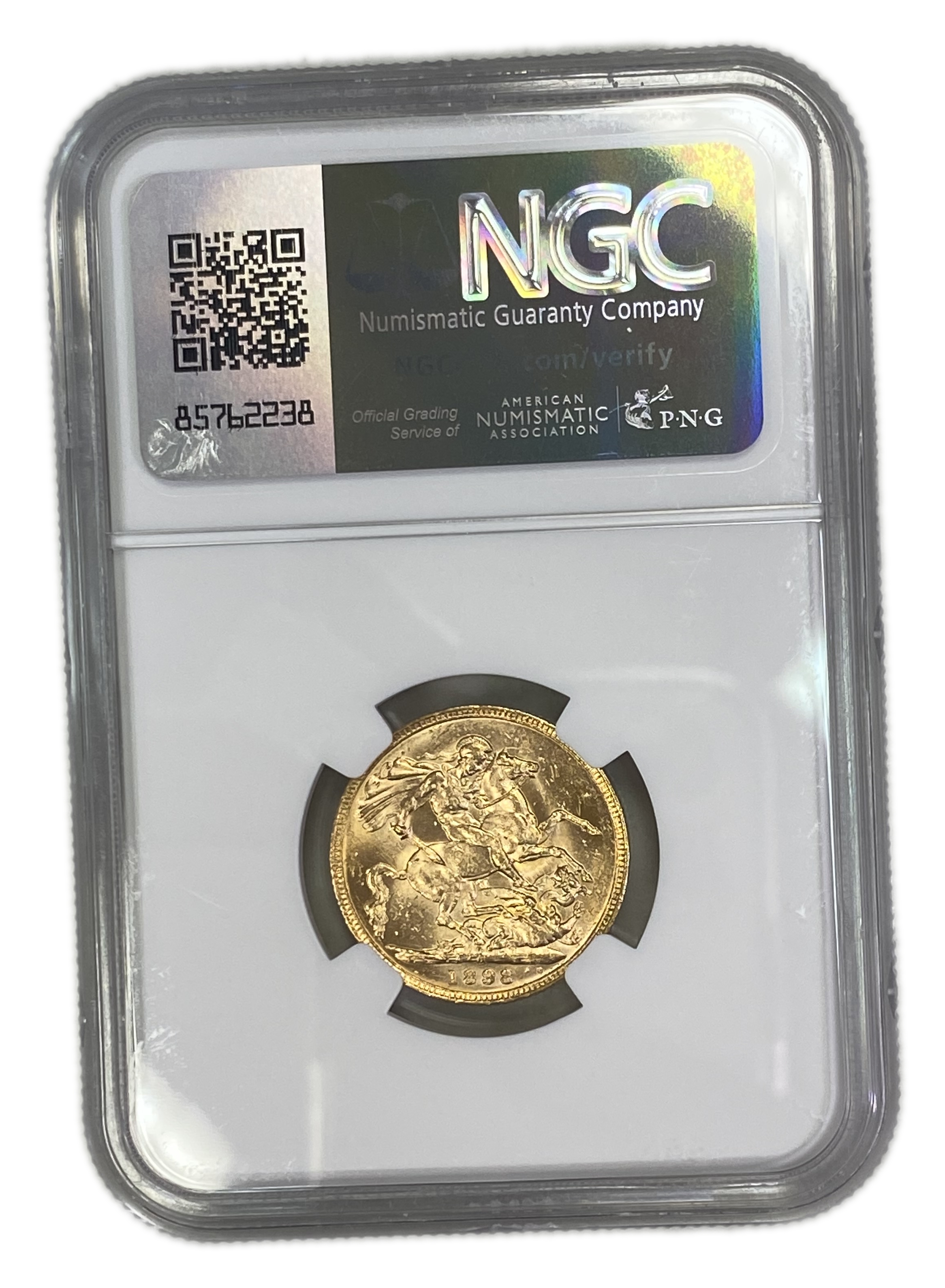 England (Great Britain) – Australia Melbourne – 1 Sovereign 1898 M – Victoria – NGC MS 61 - Gold 917, 7.988g - 1 1