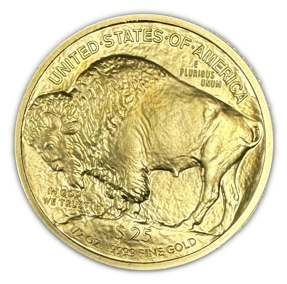 USA - 25 Dollars 2008 W - "American Buffalo" Gold Bullion Coinage - Gold 999, 15.554g, 27mm
Only 10% fees ... - 1 0