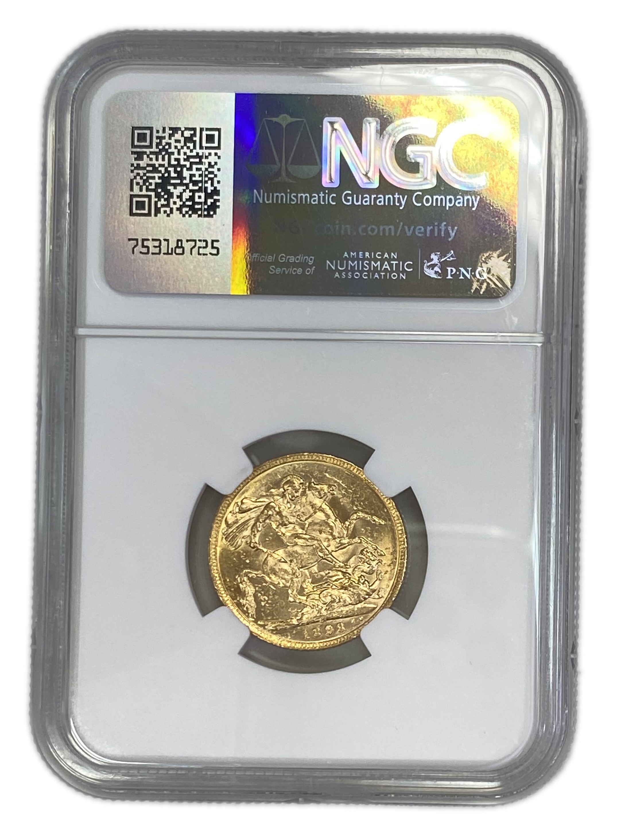 England (Great Britain) – Australia Melbourne – 1 Sovereign 1898 M – Victoria – NGC MS 61 - Gold 917, 7.988g - 1 1